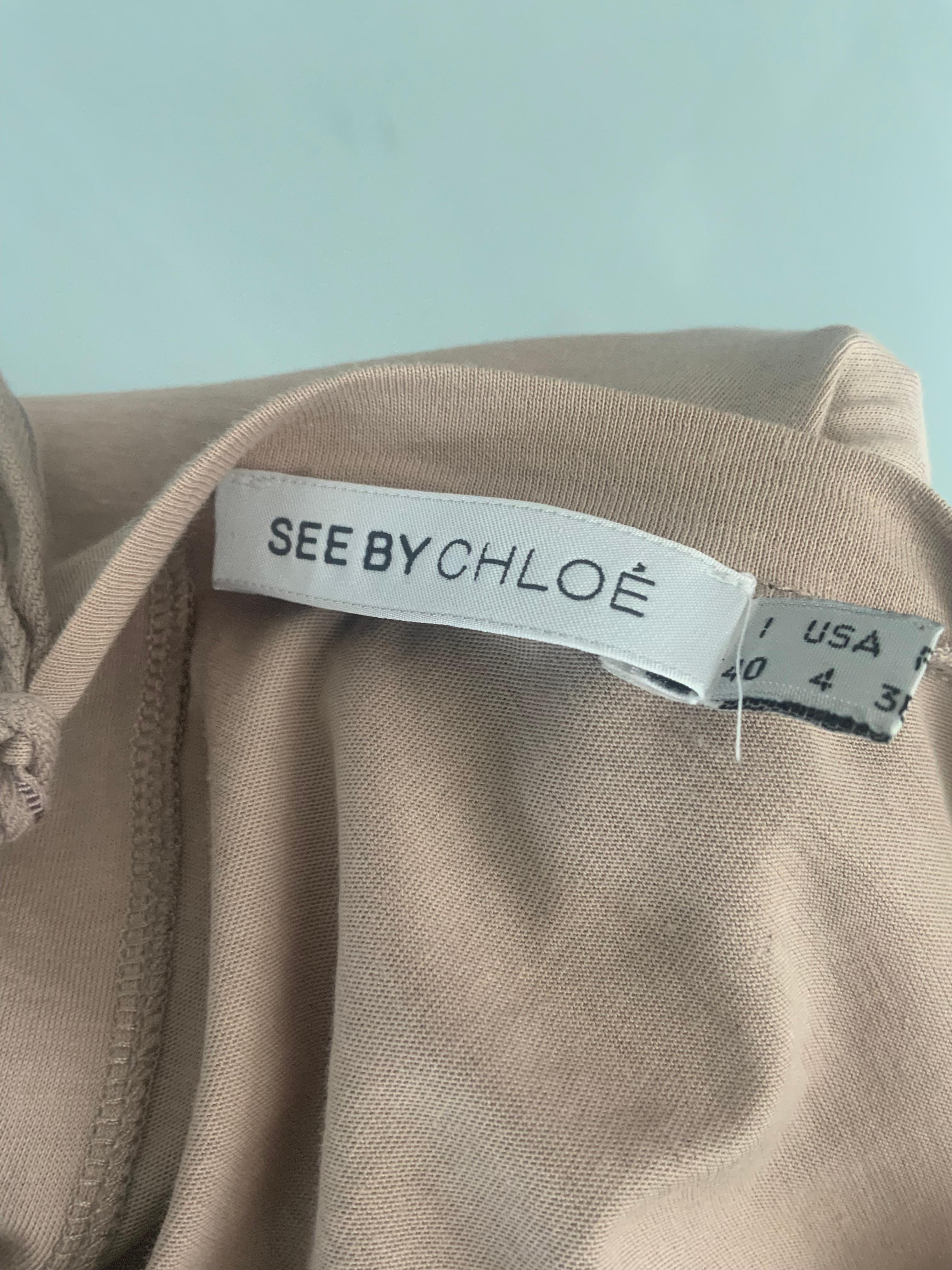 Chloe' T-Shirt wie neu mit Schleifen auf dem Rücken 1
