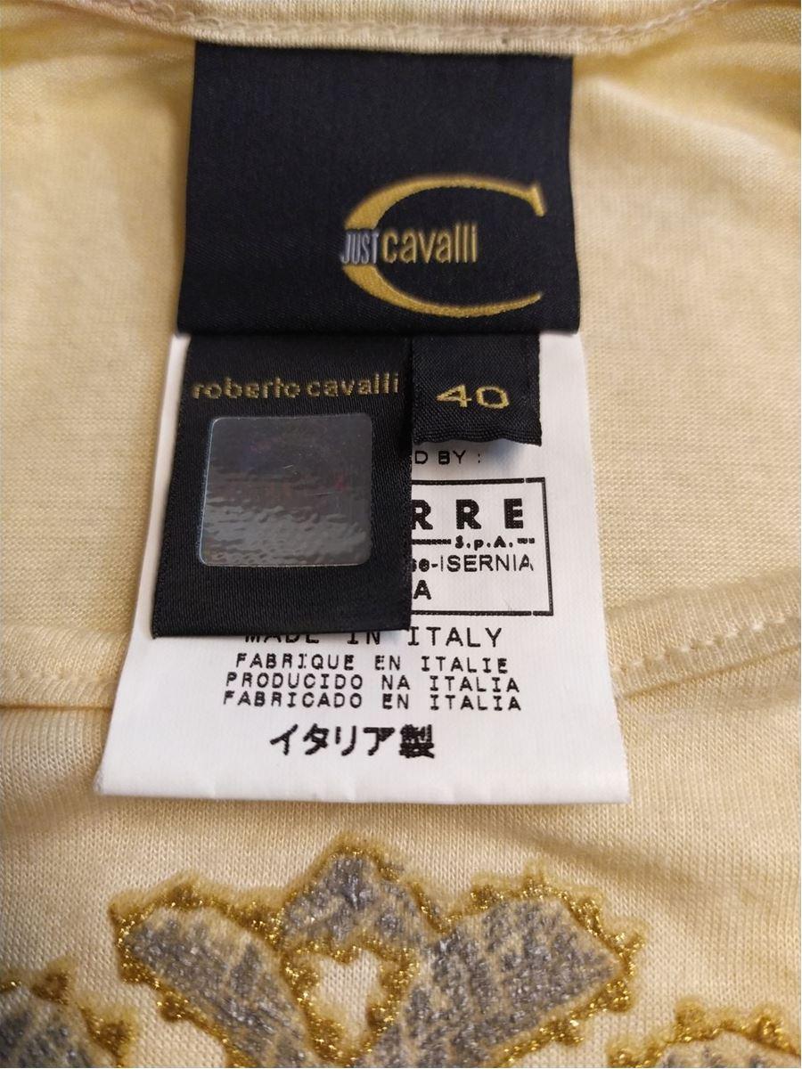 Brown Roberto Cavalli T-shirt size 40 For Sale