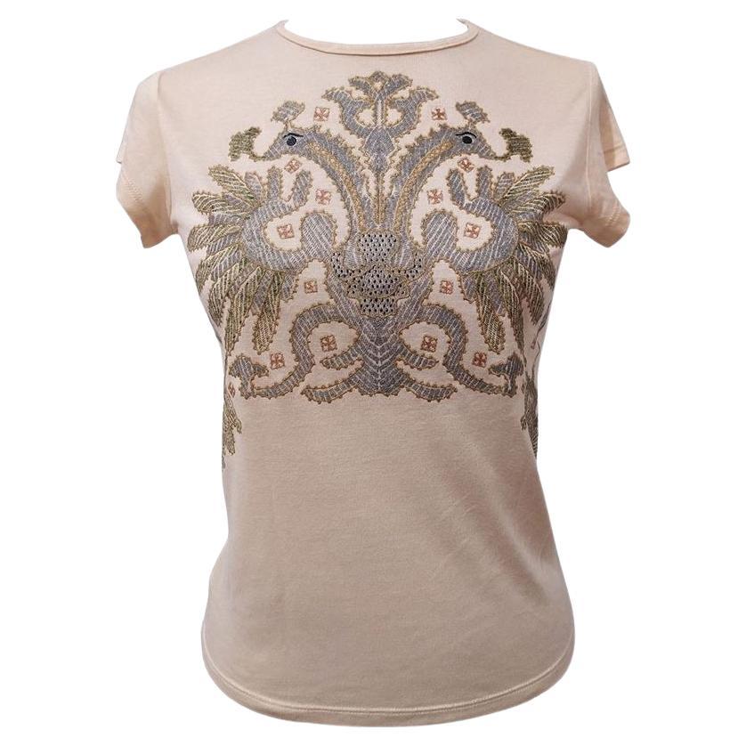 Roberto Cavalli T-shirt size 40 For Sale