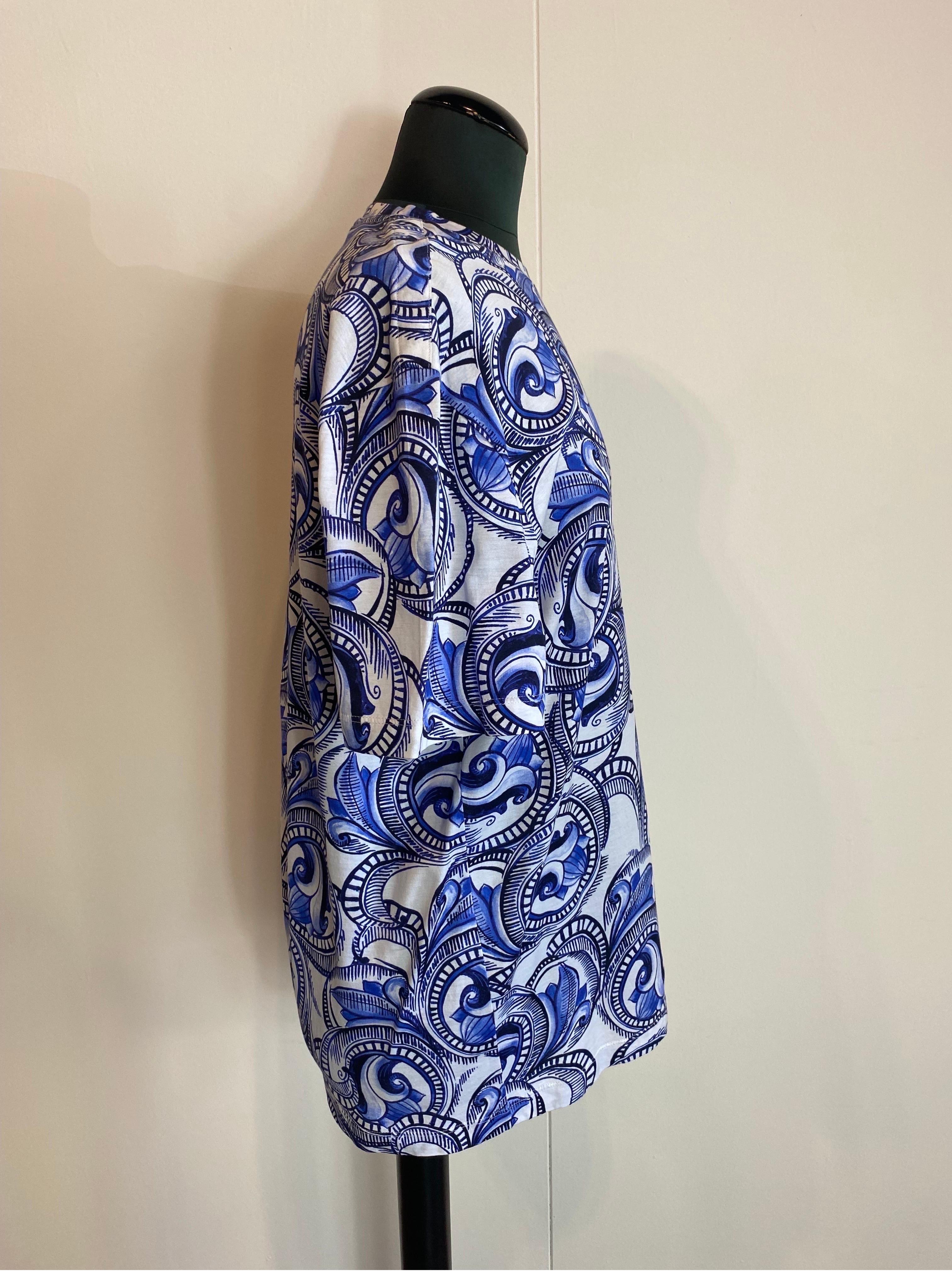 Blue T-shirt Gianni Versace blue For Sale