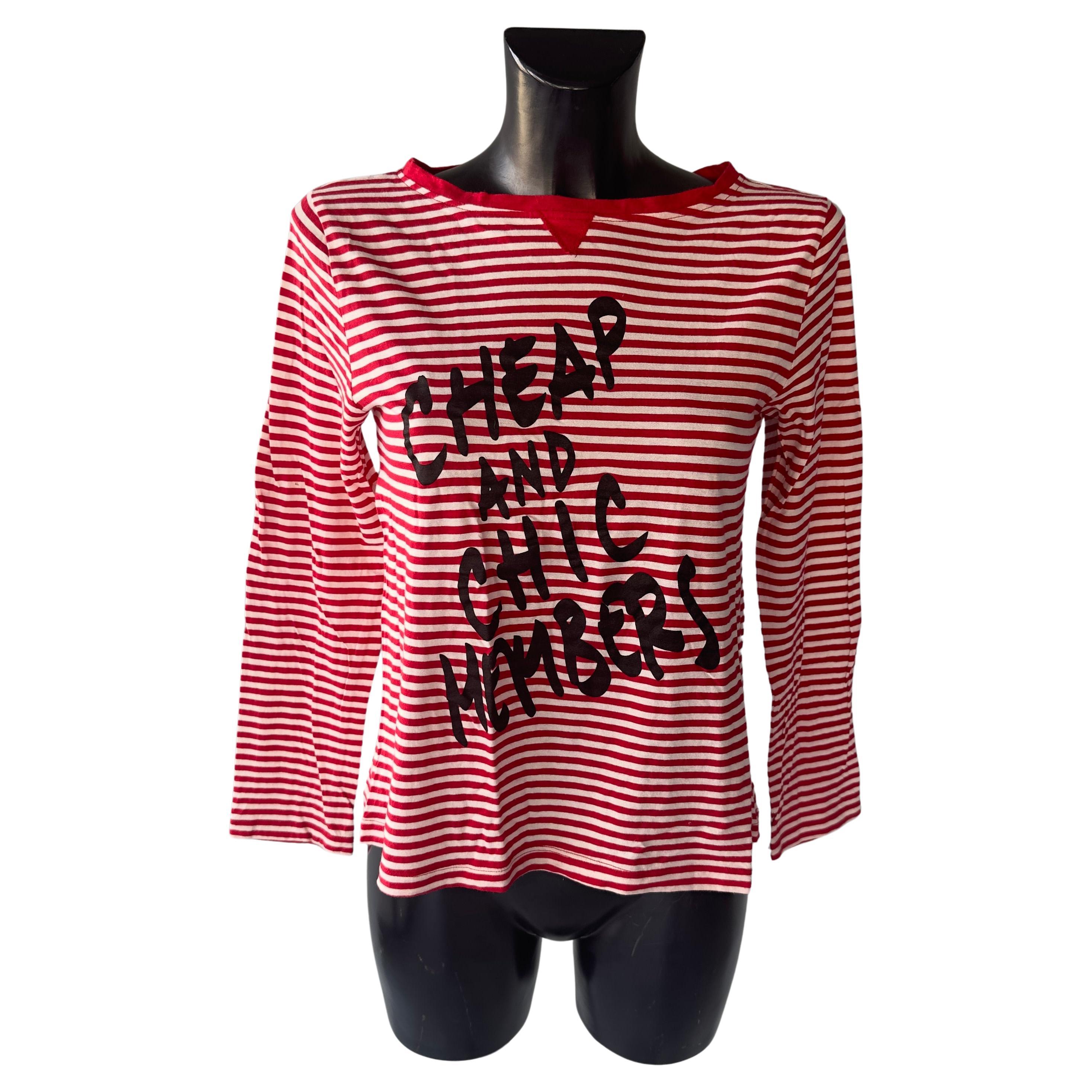 Moschino Cheap and Chic T-shirt For Sale