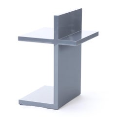"t" Slate Grey Lacquered Side Table designed by Maximilian Eicke for Max ID NY