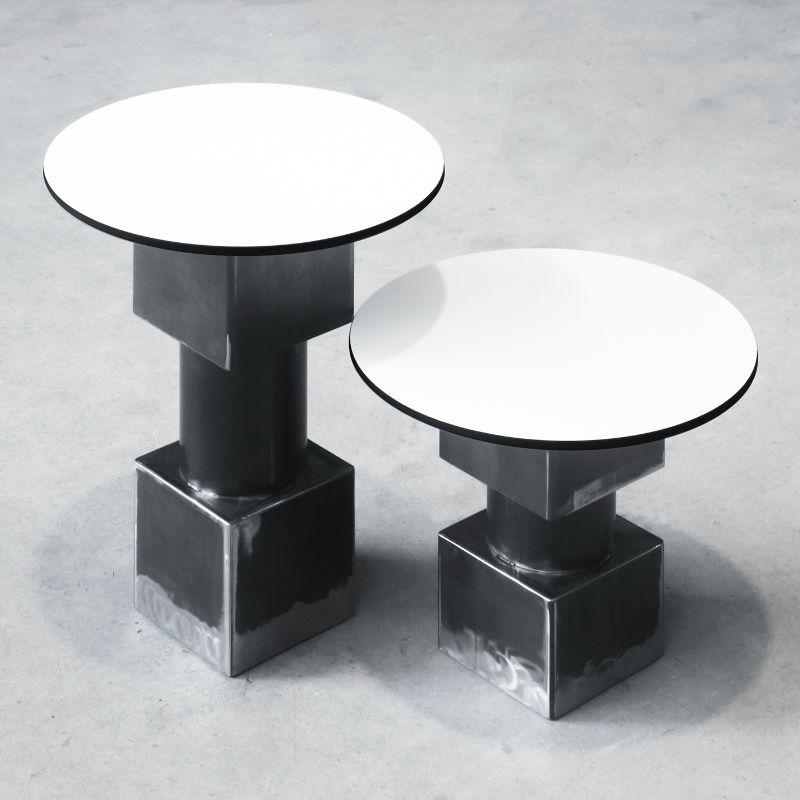 Italian T-ST01 High Side Table For Sale