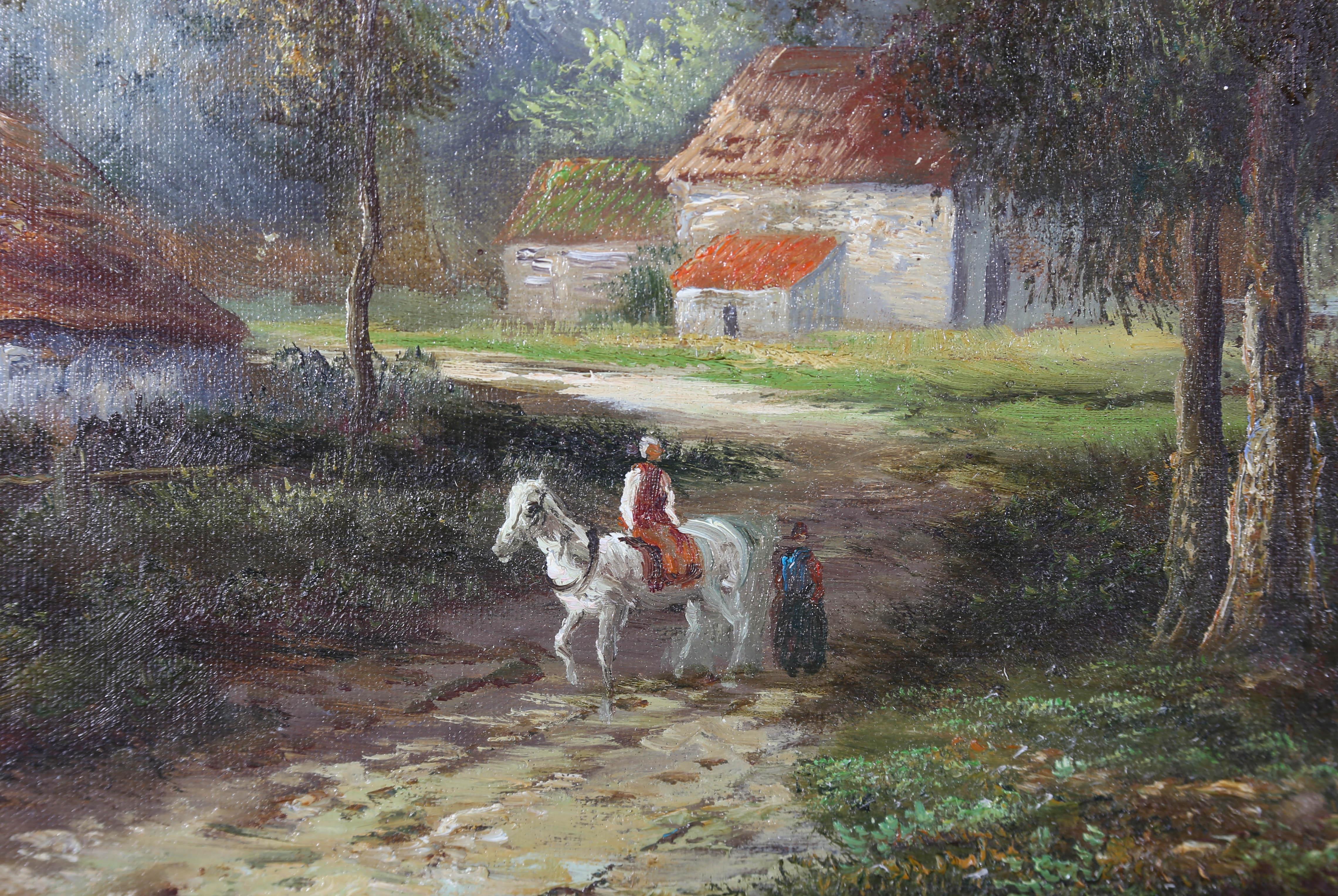 T. Tenant - 20th Century Oil, Out On Horseback For Sale 3