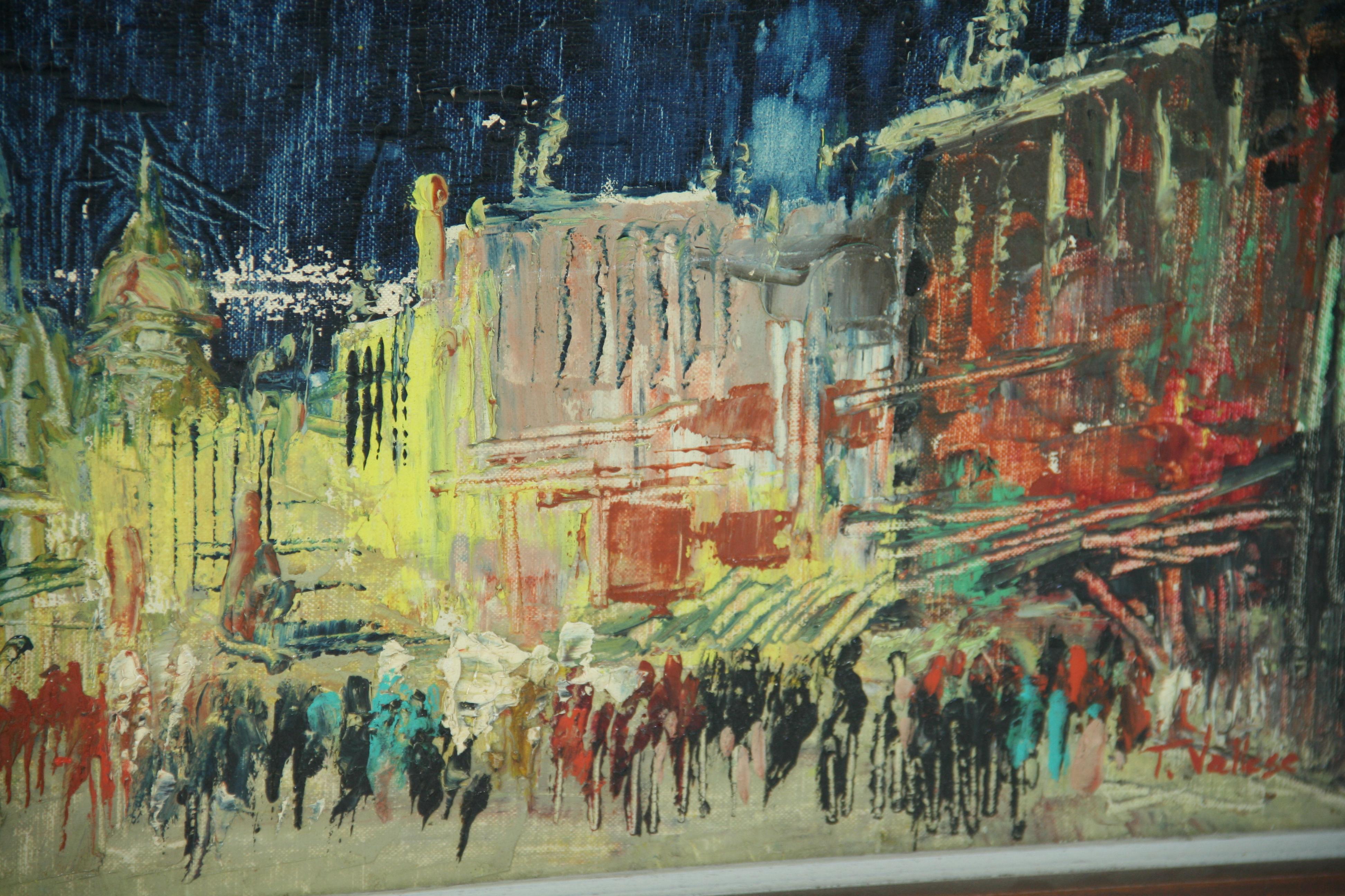 Parigi, la città delle luci, vista di notte  1969 in vendita 1