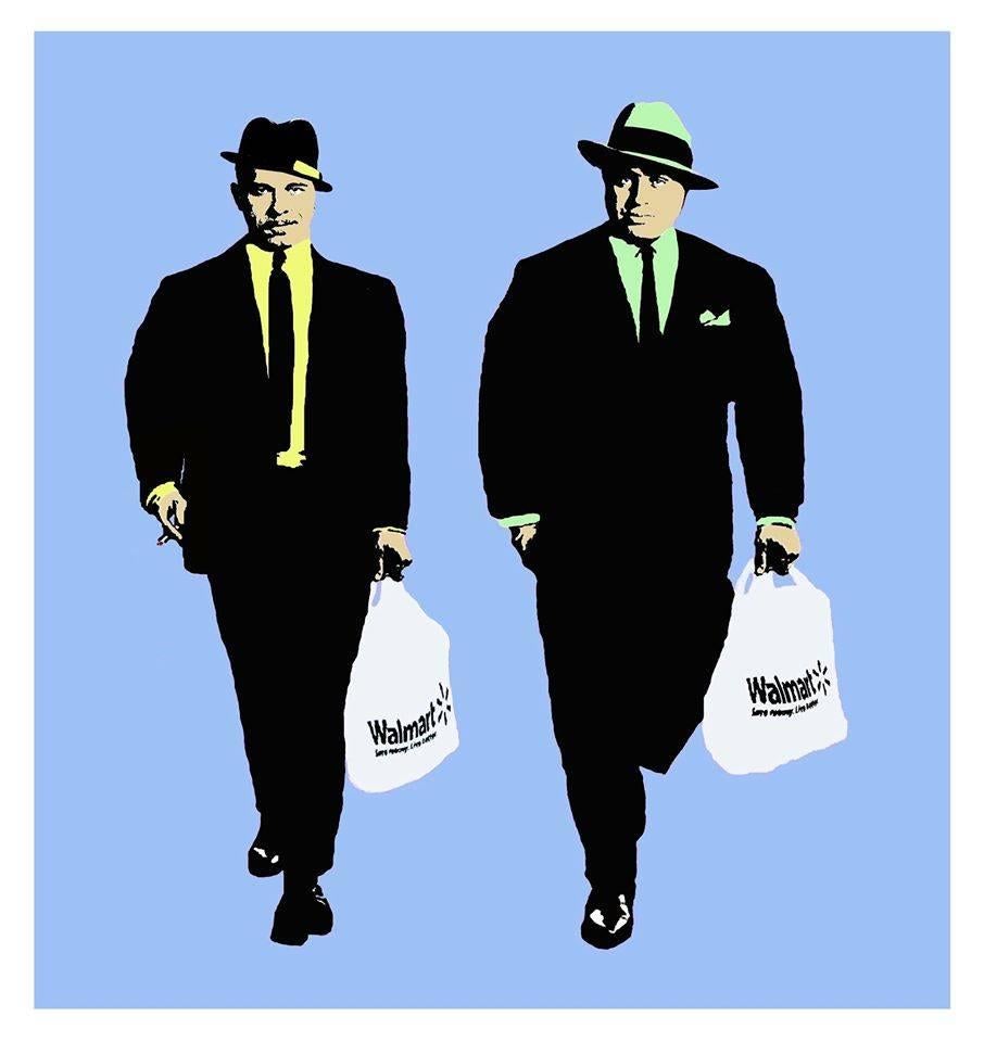 Figurative Painting de T.Wat - Corporate Gangsters Versión EE.UU.