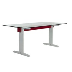 T01 White & Red Table by Colé Italia