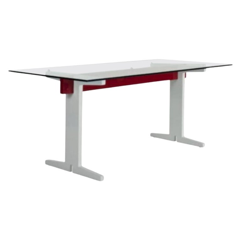 Mesa T01 Blanca y Roja by Colé Italia en venta