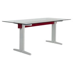 T01 White & Red Table by Colé Italia