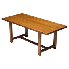 T01D Dining Table by Pierre Chapo, France, 1960s