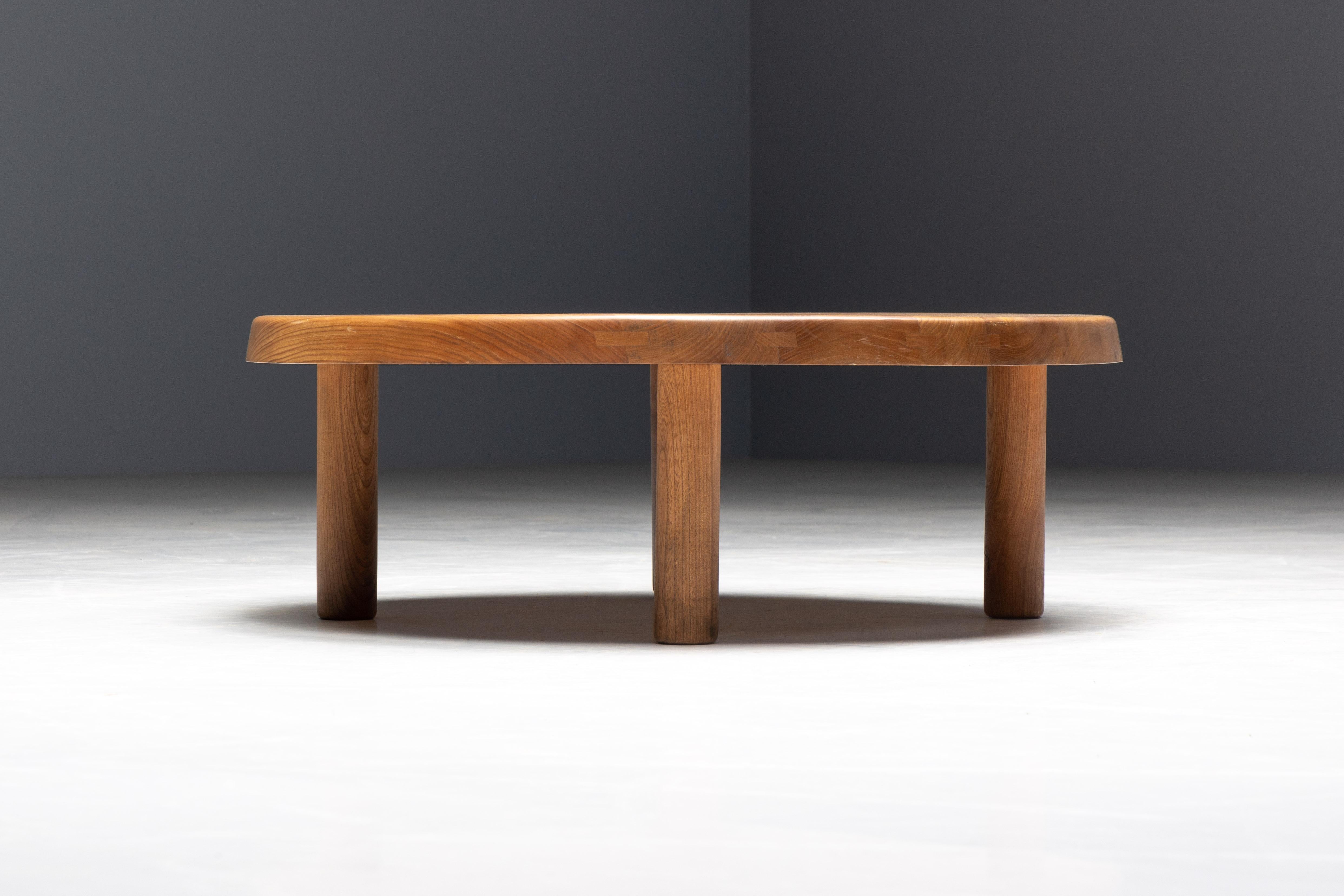 'T02' Coffee Table by Pierre Chapo, France, 1960s For Sale 5