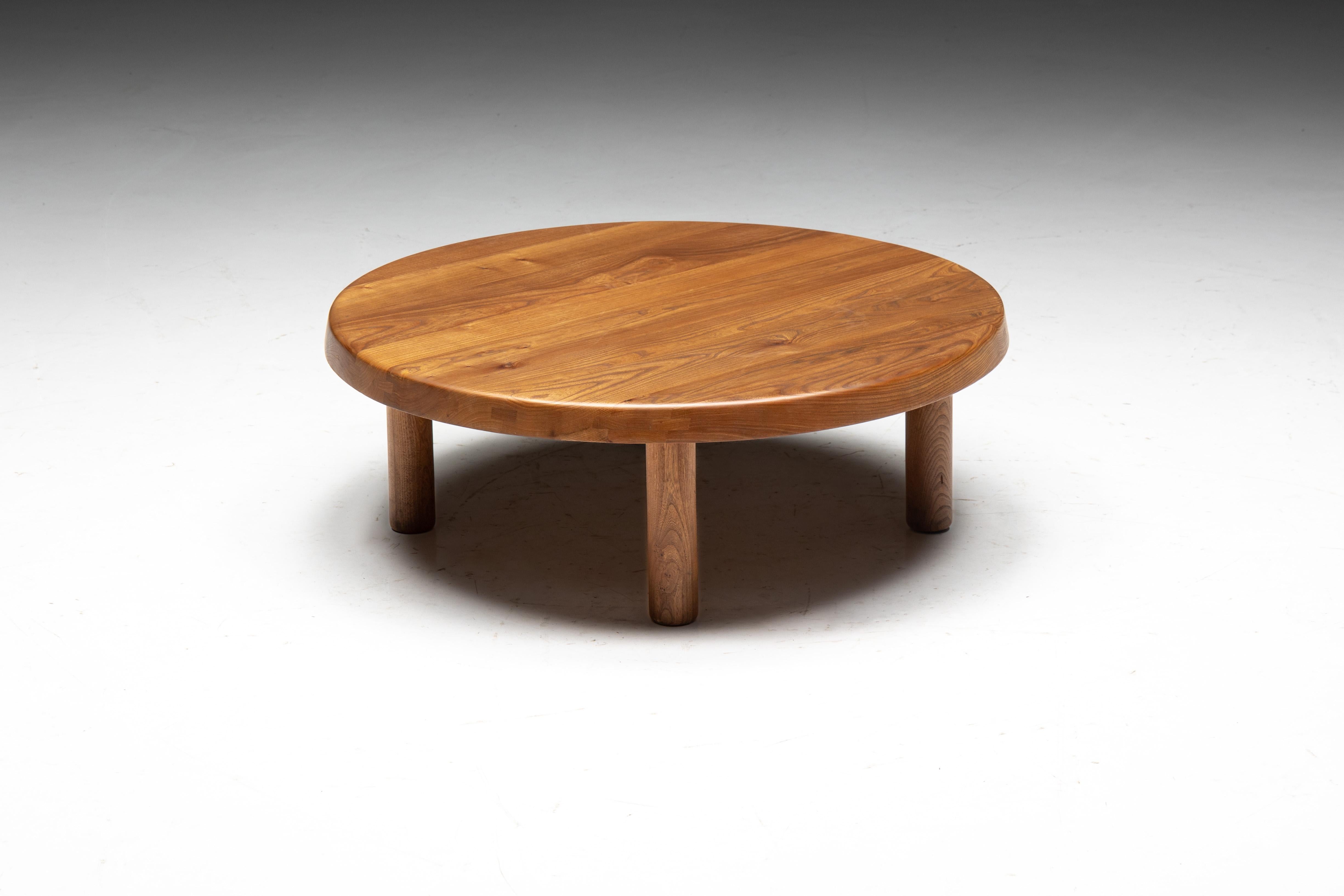 French 'T02' Coffee Table by Pierre Chapo, France, 1960s For Sale