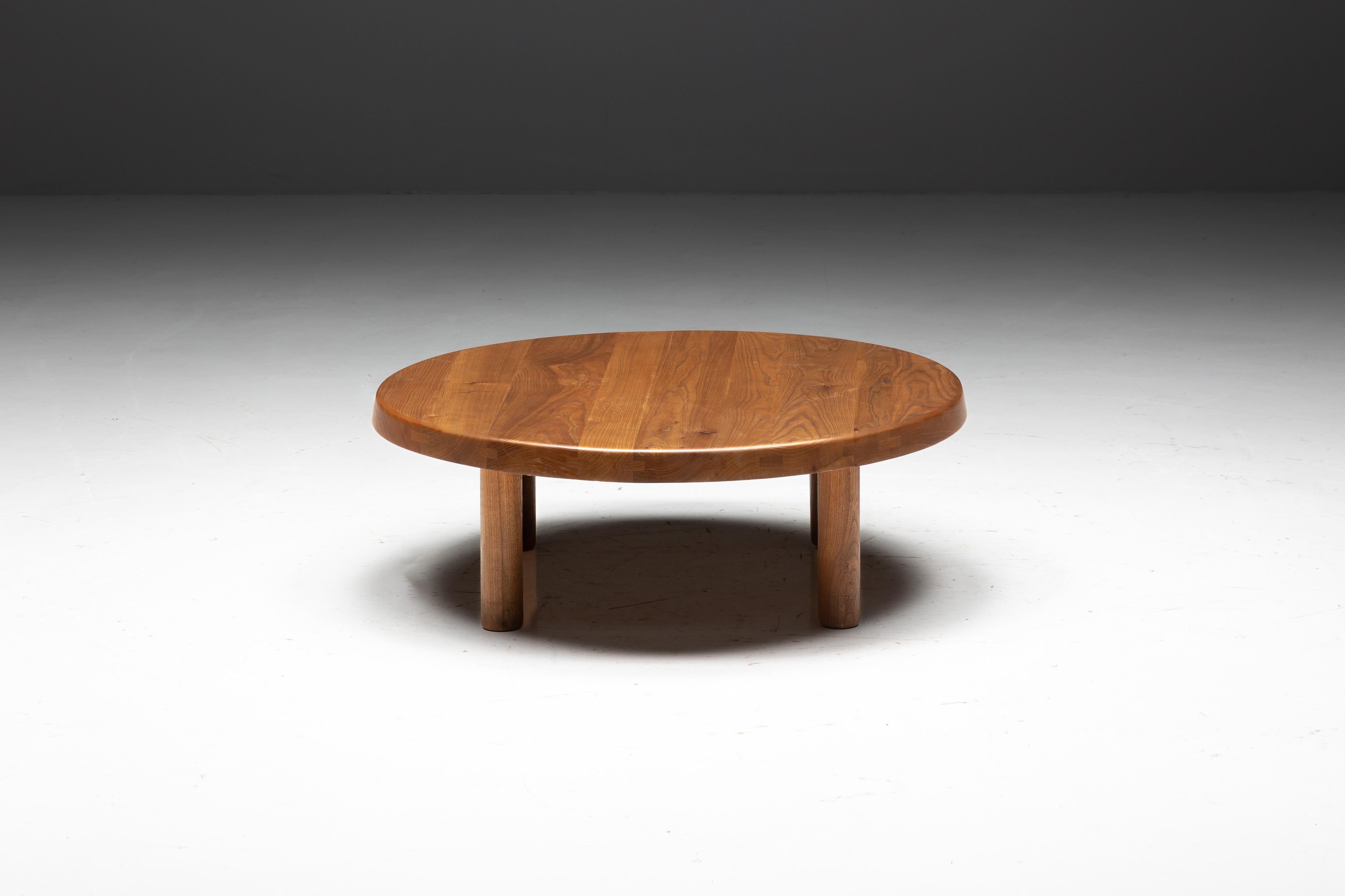 'T02' Coffee Table by Pierre Chapo, France, 1960s In Excellent Condition For Sale In Antwerp, BE