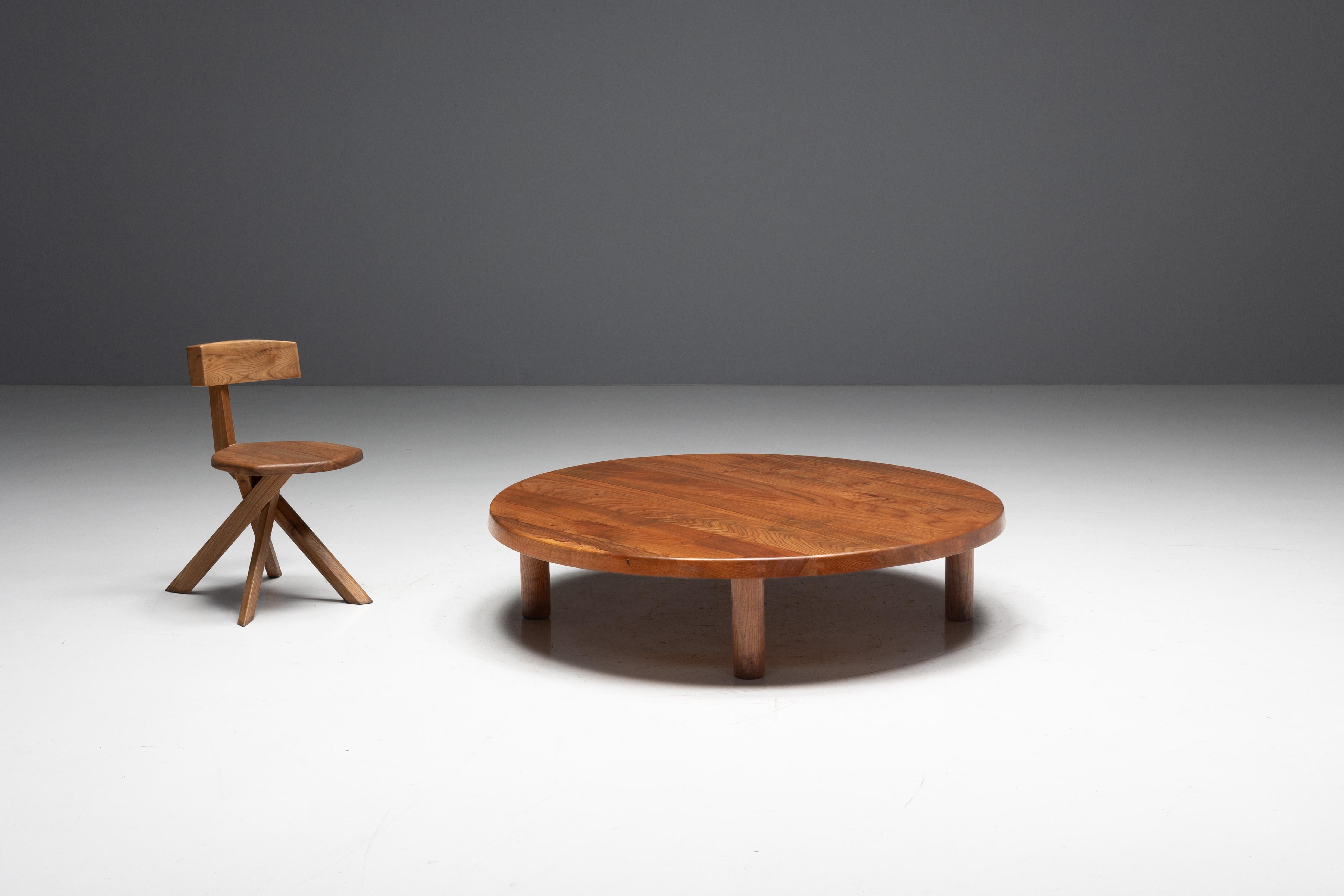 Mesa de centro T02P de Pierre Chapo, Francia, Años 60 Francés en venta