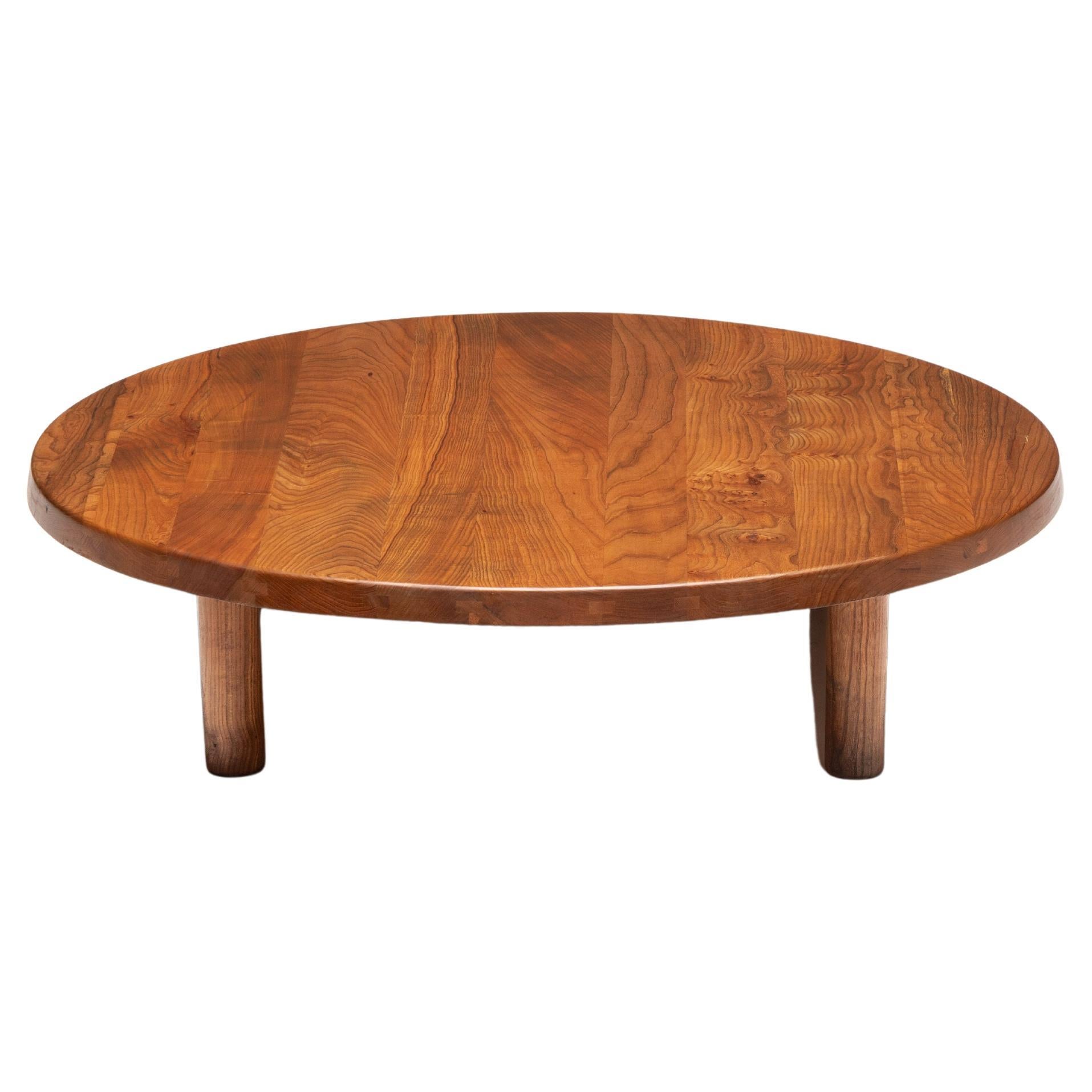 T02P Coffee Table by Pierre Chapo, France, 1960s