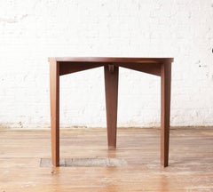 T08 Round Dining Table, Handcrafted in Solid Walnut