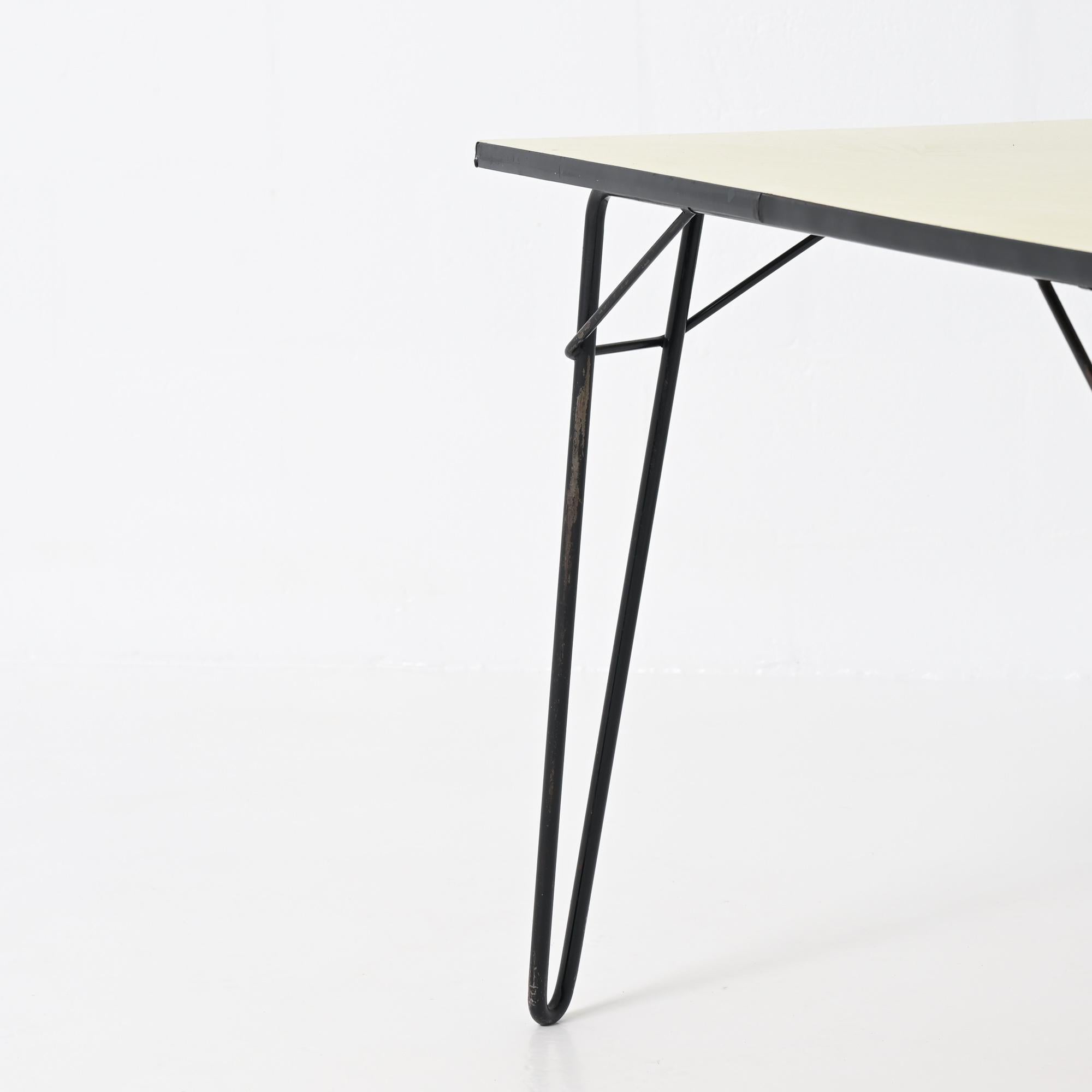 Table de salle à manger T1 Tangram de Willy Van Der Meeren pour Tubax, 1954 Bon état - En vente à Vlimmeren, BE