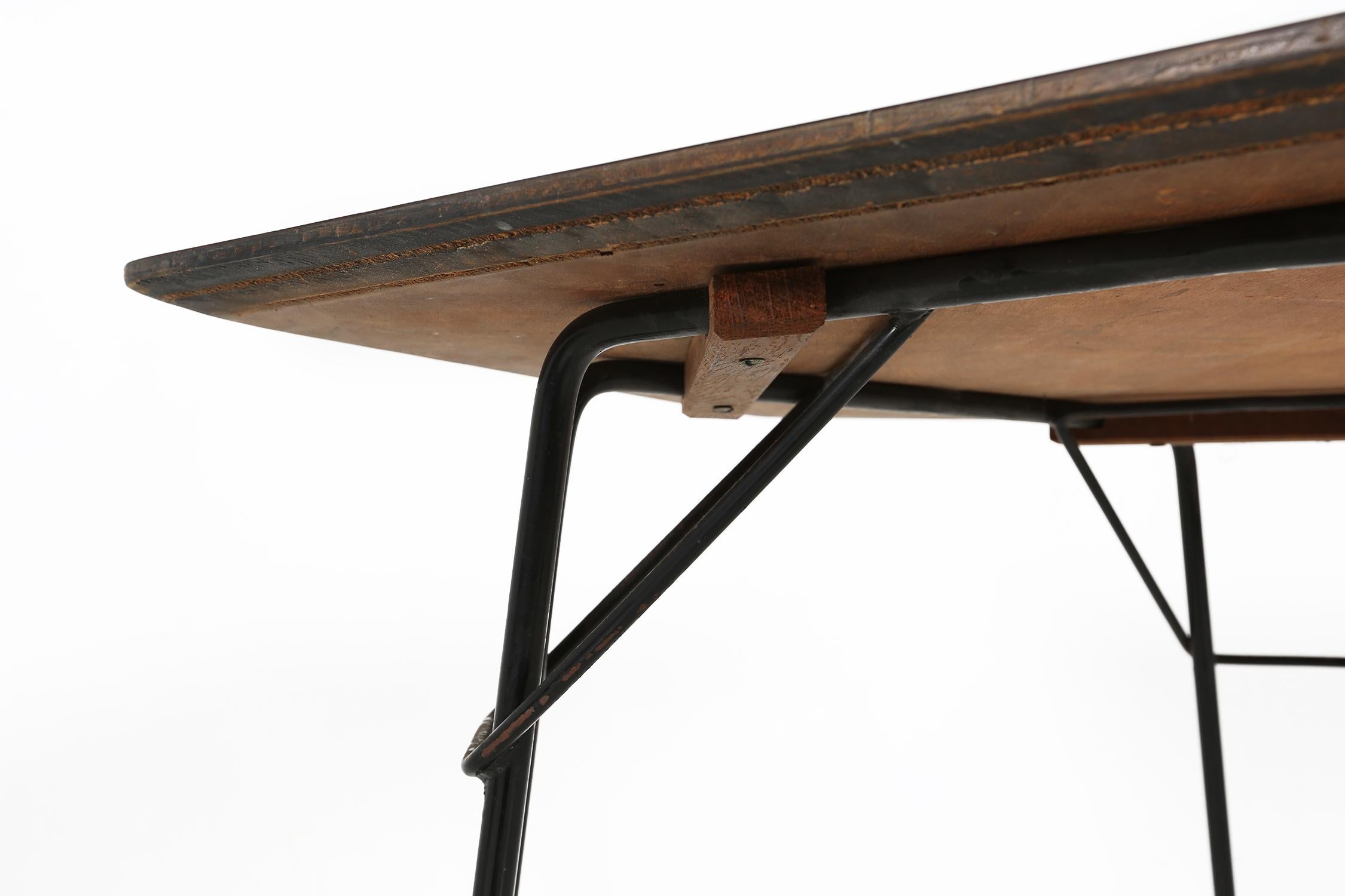 Milieu du XXe siècle Table de salle à manger T1 Tangram de Willy Van Der Meeren pour Tubax, Belgique 1954 en vente