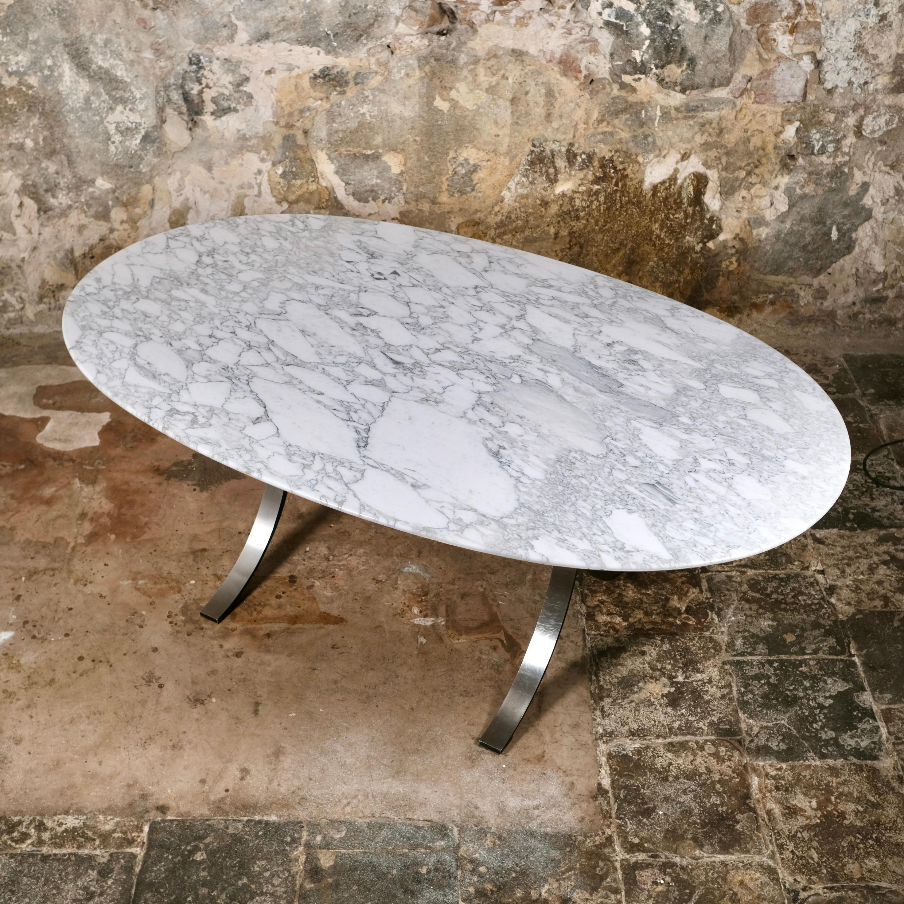 T102 Marmortisch von Osvaldo Borsani für Tecno, Italien, 1964 (Moderne der Mitte des Jahrhunderts) im Angebot
