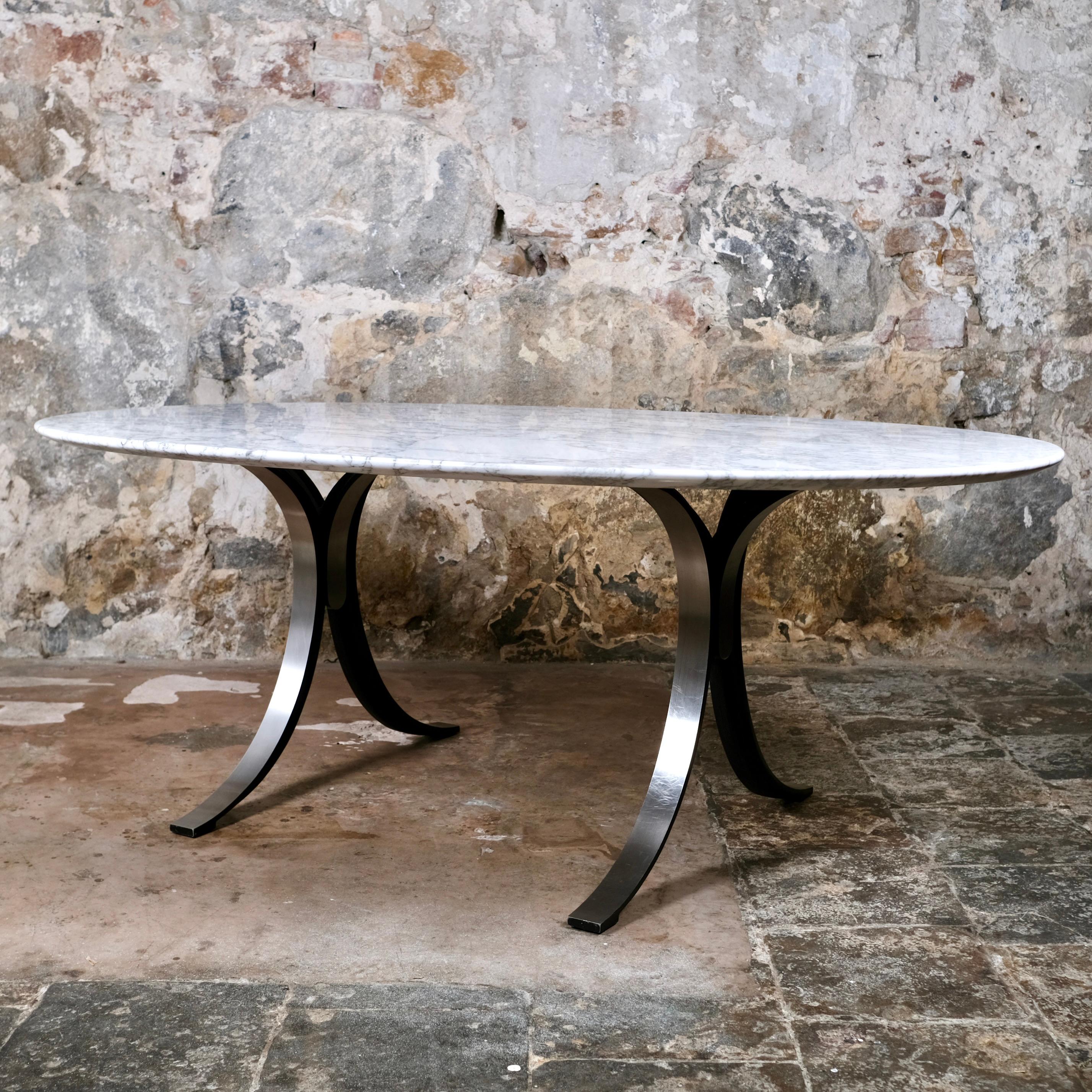 T102 Marmortisch von Osvaldo Borsani für Tecno, Italien, 1964 (Italienisch) im Angebot