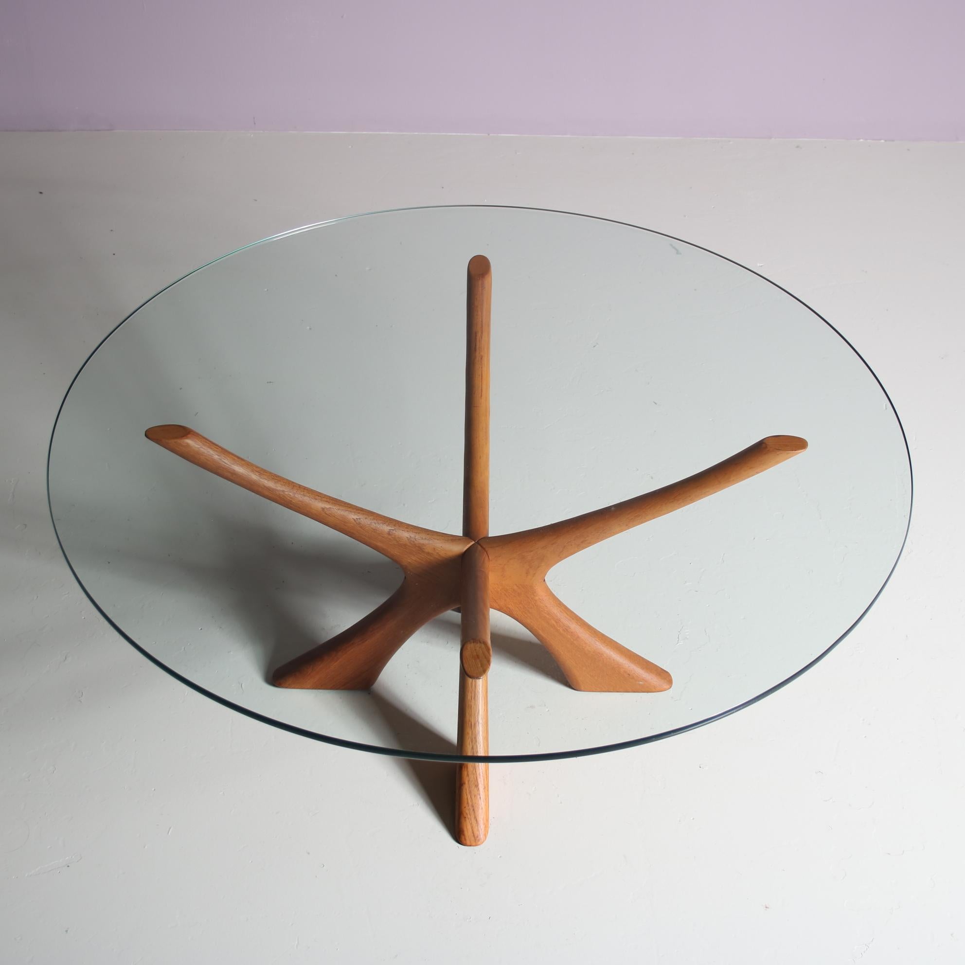 “T118” Coffee Table by Illum Wikkelso for Niels Eilersen, Denmark, 1960 For Sale 3