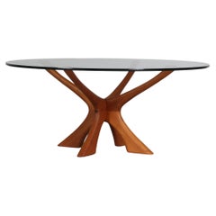 Vintage “T118” Coffee Table by Illum Wikkelso for Niels Eilersen, Denmark, 1960