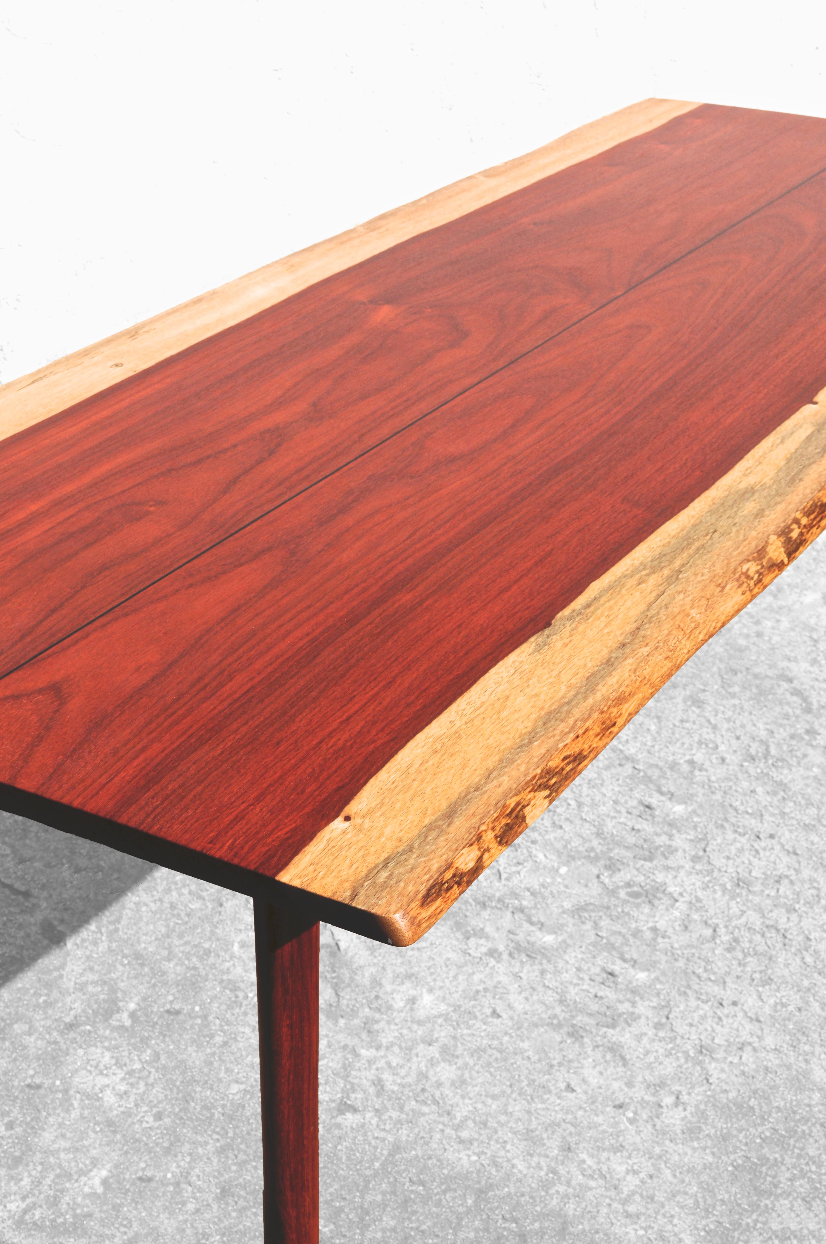 Postmoderno Tavolo da pranzo rettangolare T1211 in Wood di Jörg Pietschmann in vendita