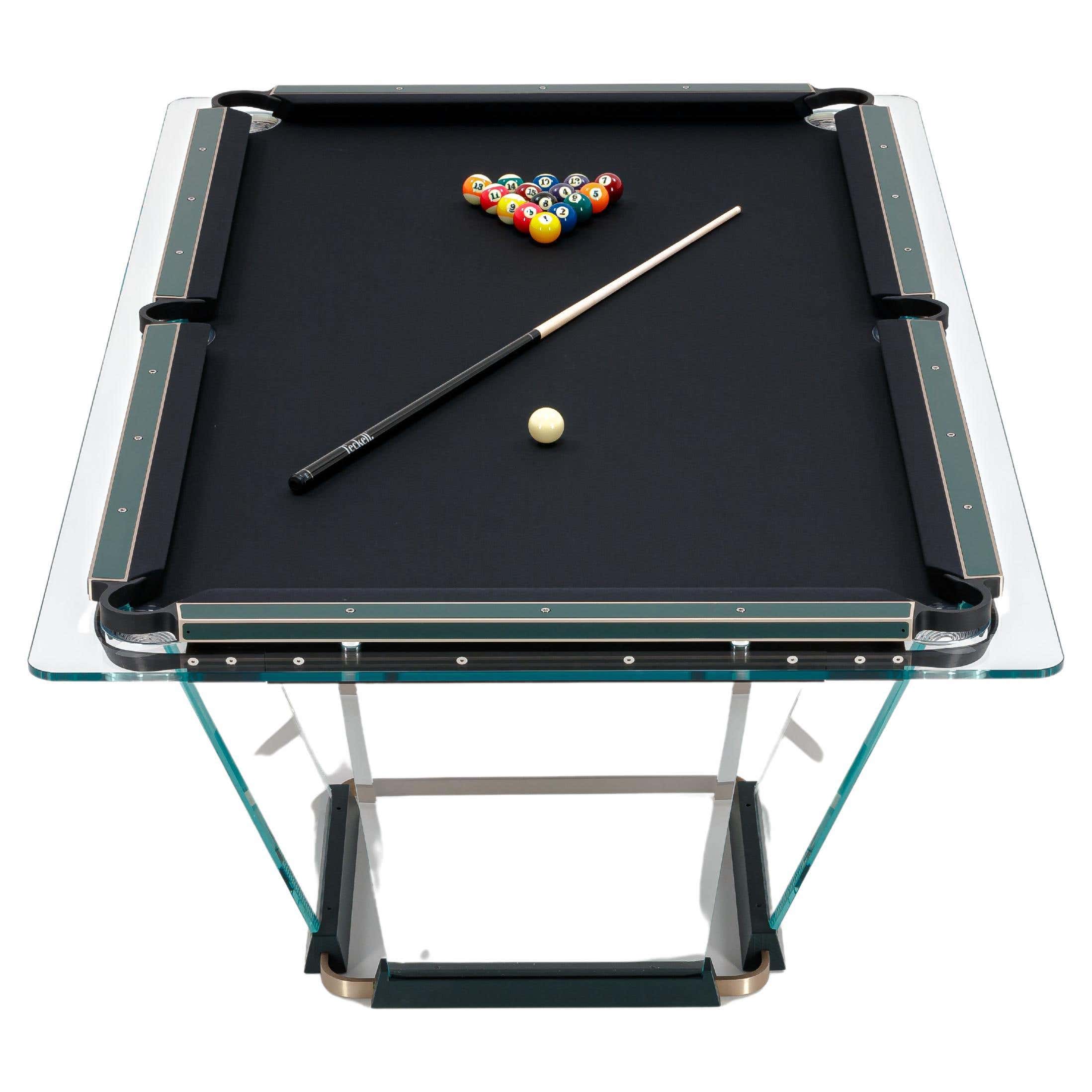 Simba USA Vintage Red 8-Foot Billiard Pool Table Full Set With Accessories