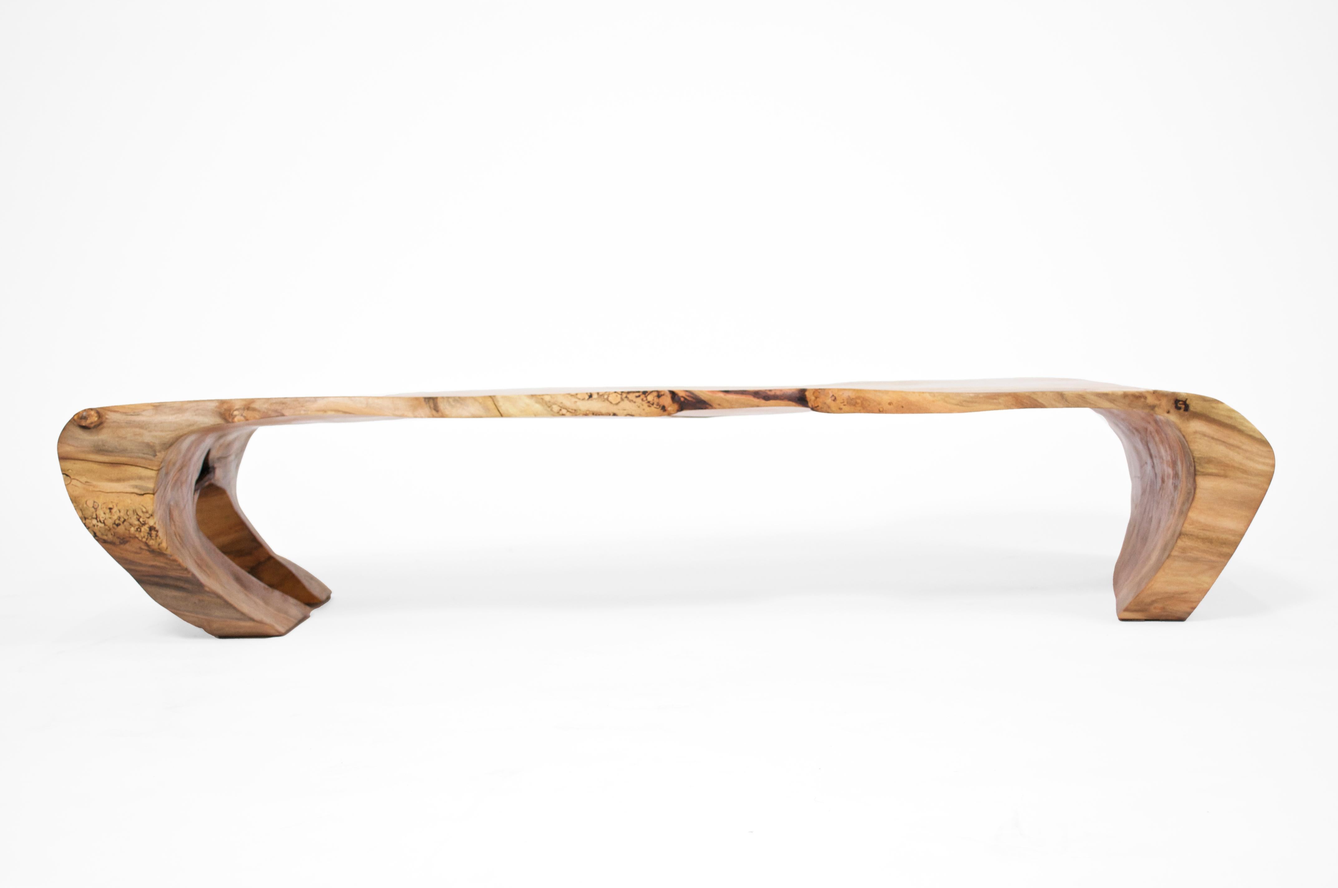 Mesa baja T1375 de madera de arce de Noruega por Jörg Pietschmann Otro en venta