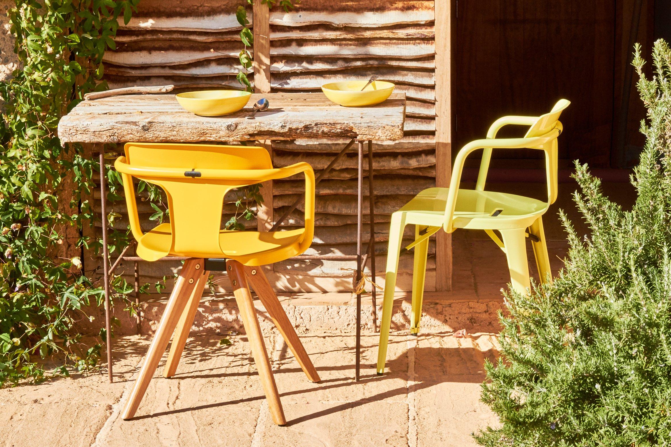 T14 Chair in Essential Colors by Patrick Norguet and Tolix For Sale 10