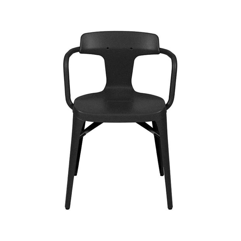 T14 Chair Outdoor - Stainless Steel in Graphite by Patrick Norguet and Tolix, US For Sale
