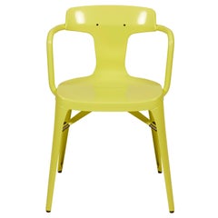 T14 Chair in Pastel Yellow by Patrick Norguet and Tolix