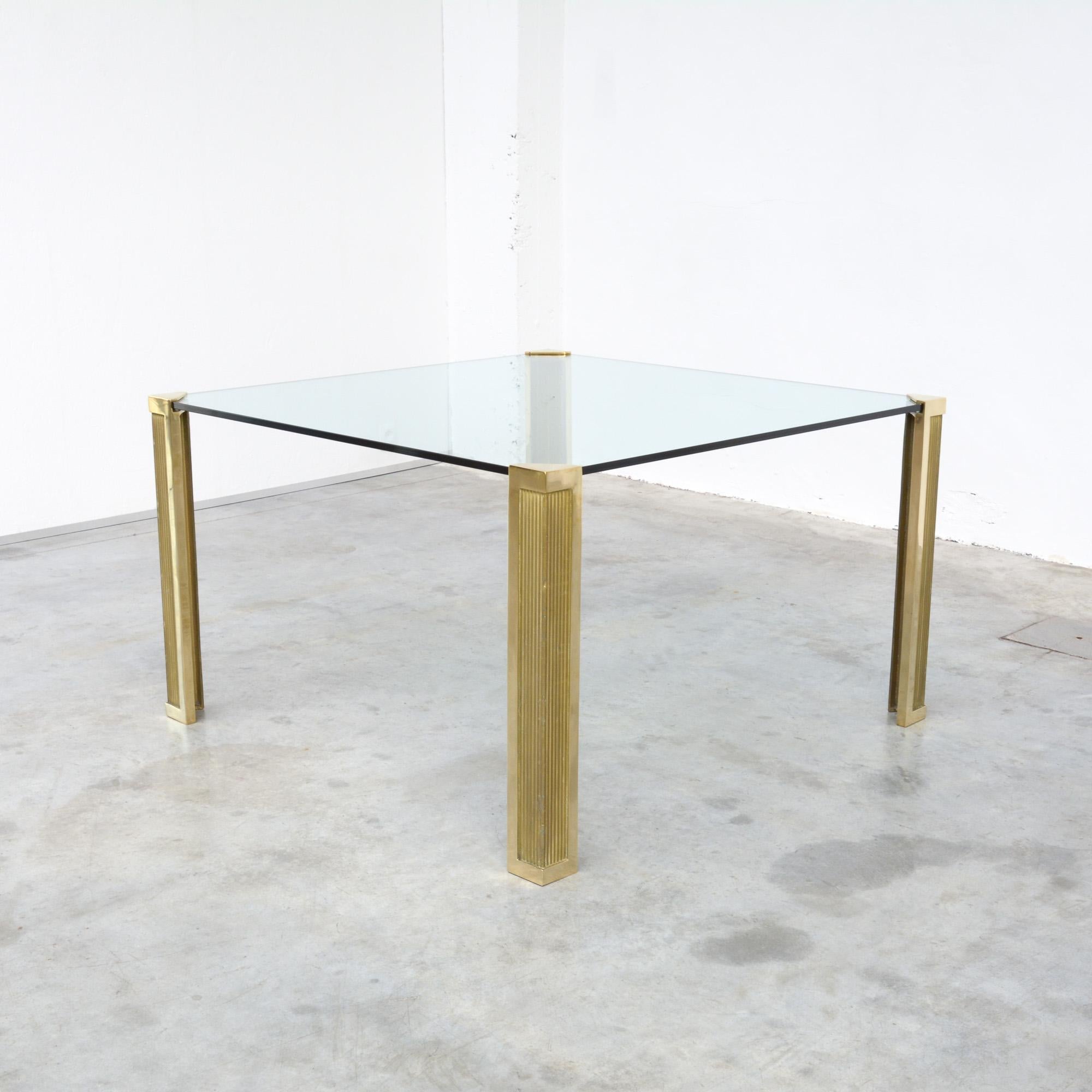 T14 Impressive Square Dining Table by Peter Ghyczy For Sale 4
