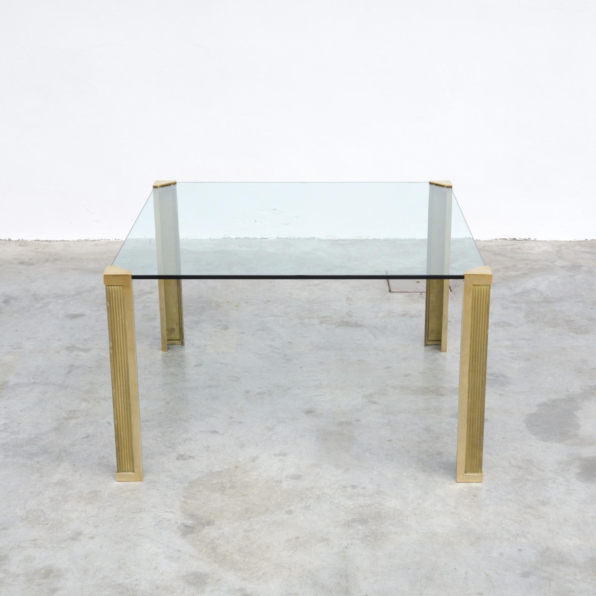 T14 Impressive Square Dining Table by Peter Ghyczy In Good Condition For Sale In Vlimmeren, BE