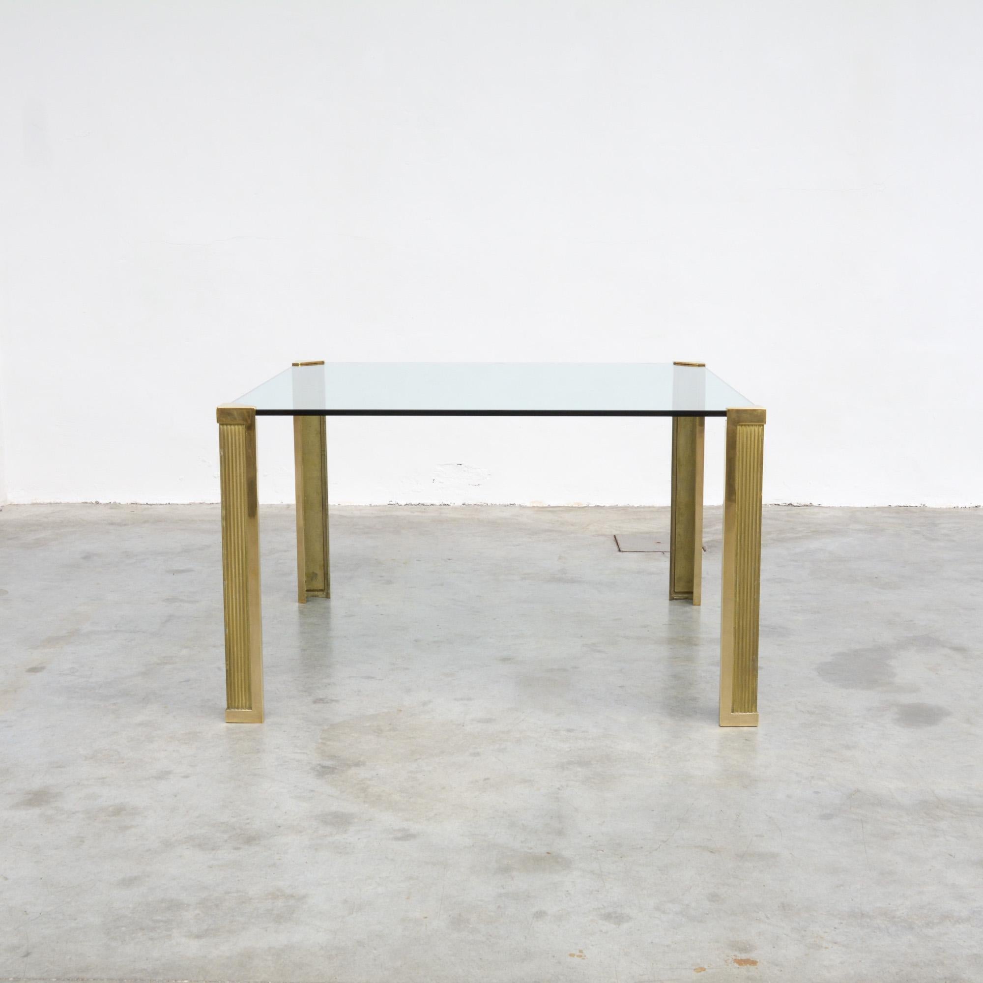 Late 20th Century T14 Impressive Square Dining Table by Peter Ghyczy For Sale