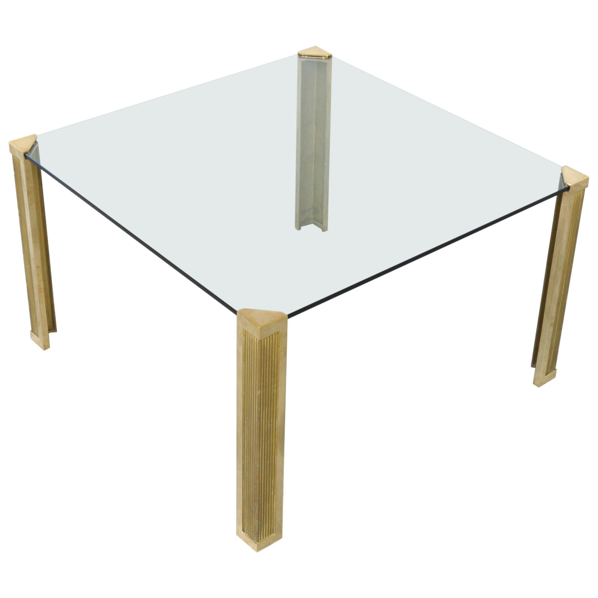 T14 Impressive Square Dining Table by Peter Ghyczy