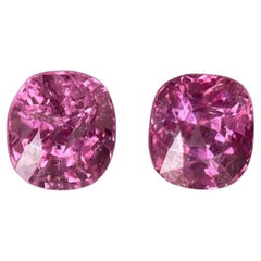 T1,44ct par de espinelas rosa suave cereza (5x4,5x4,1mm)