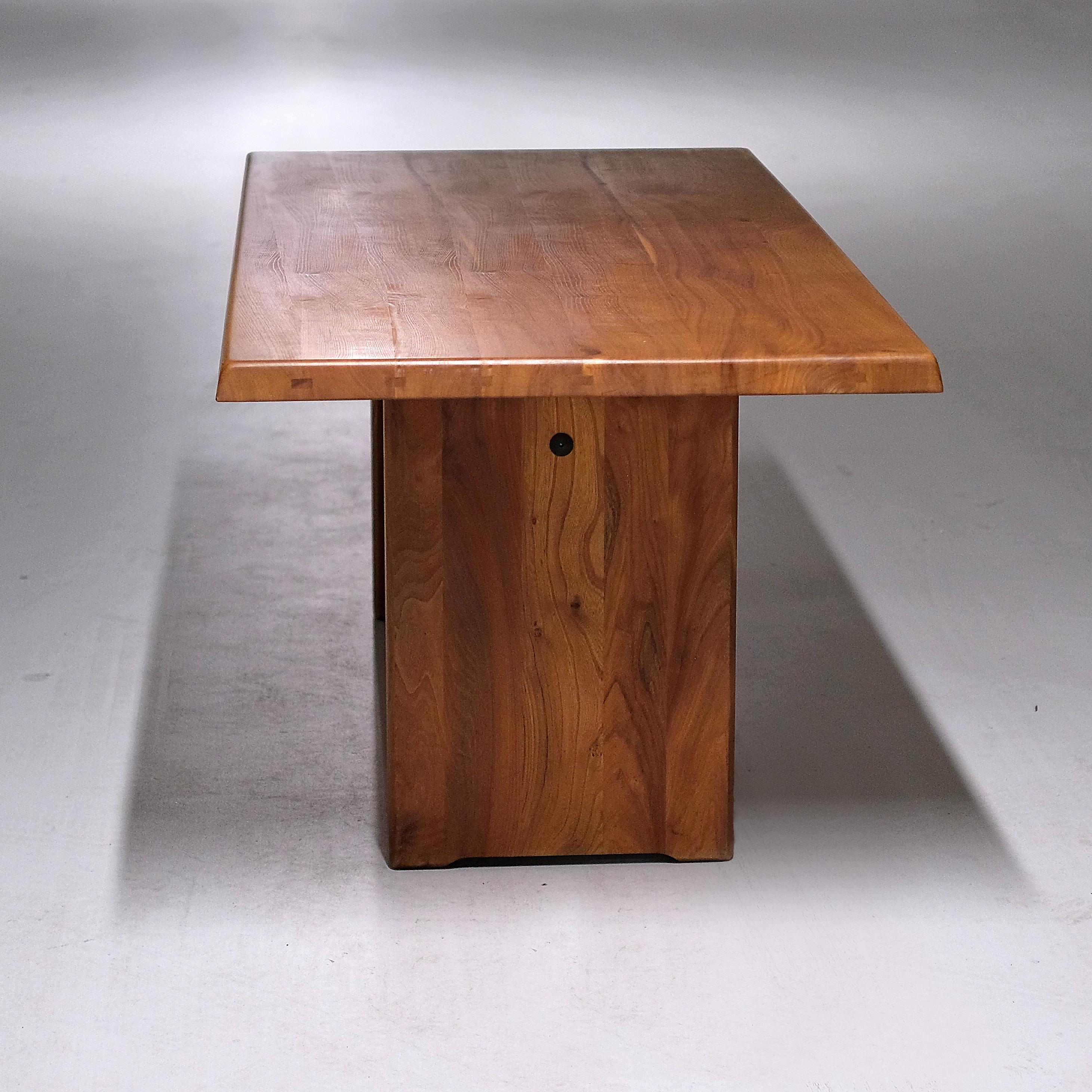 French T14C Dining Table by Pierre Chapo