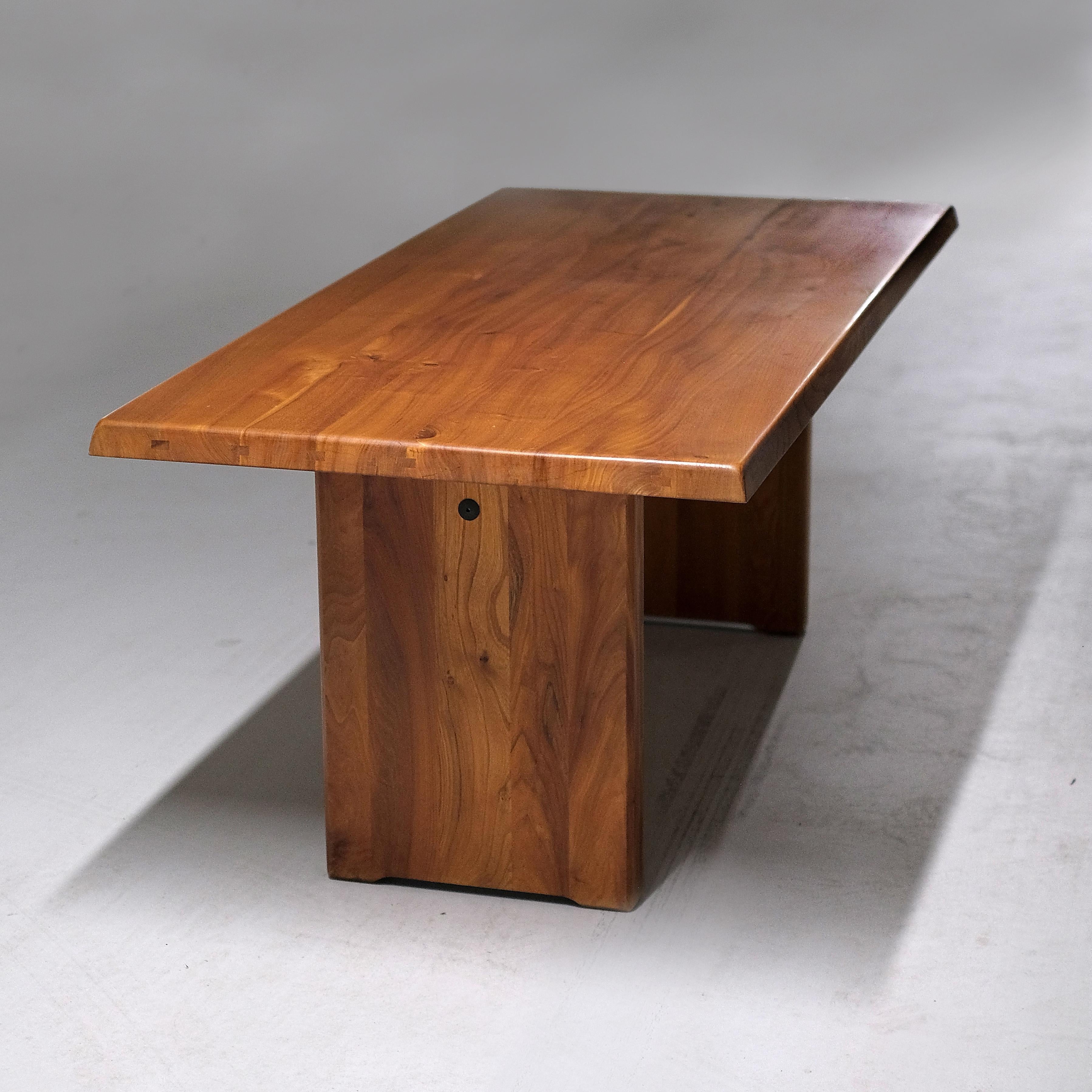 Late 20th Century T14C Dining Table by Pierre Chapo