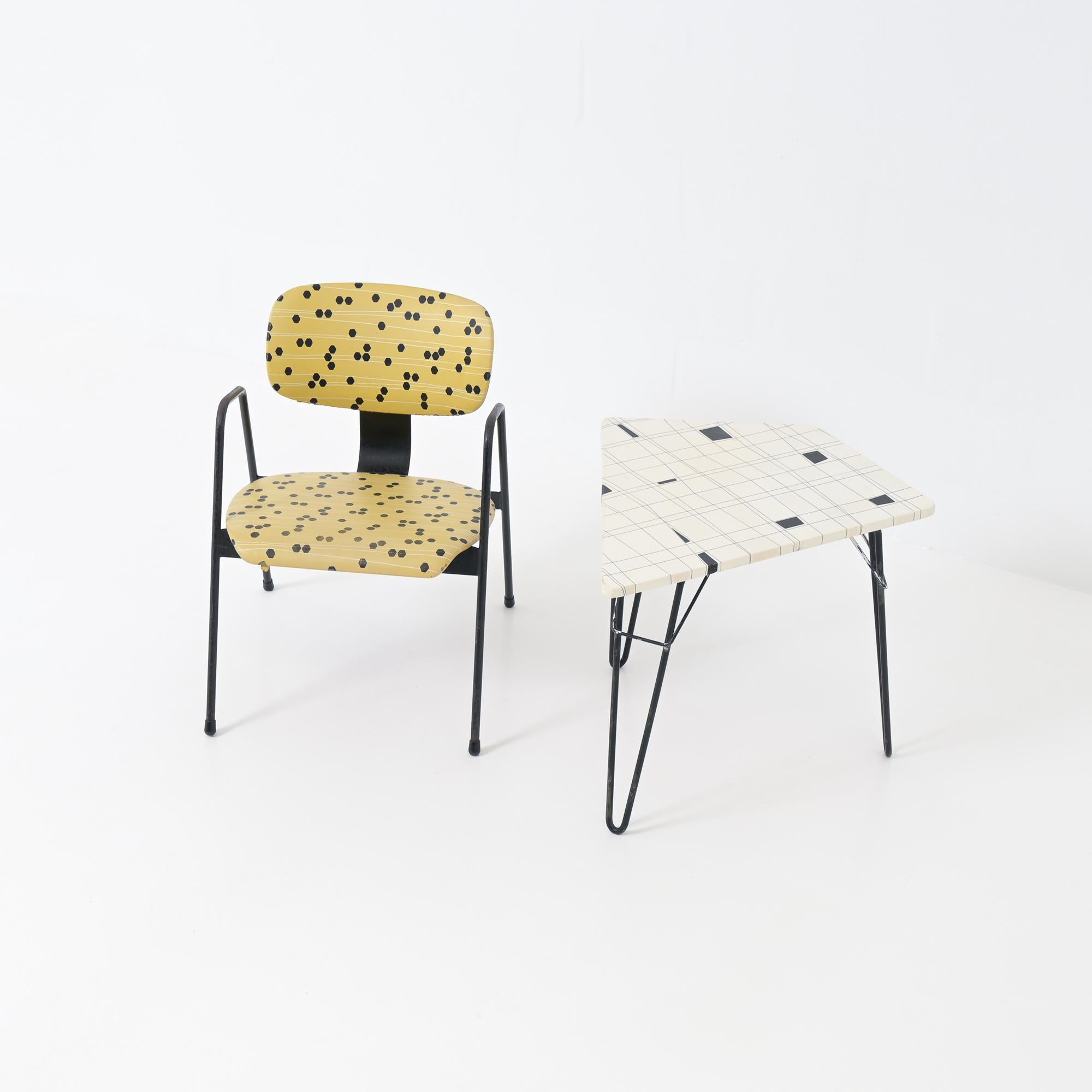 Table d'appoint Tangram T2 de Willy Van Der Meeren pour Tubax, 1954 en vente 8