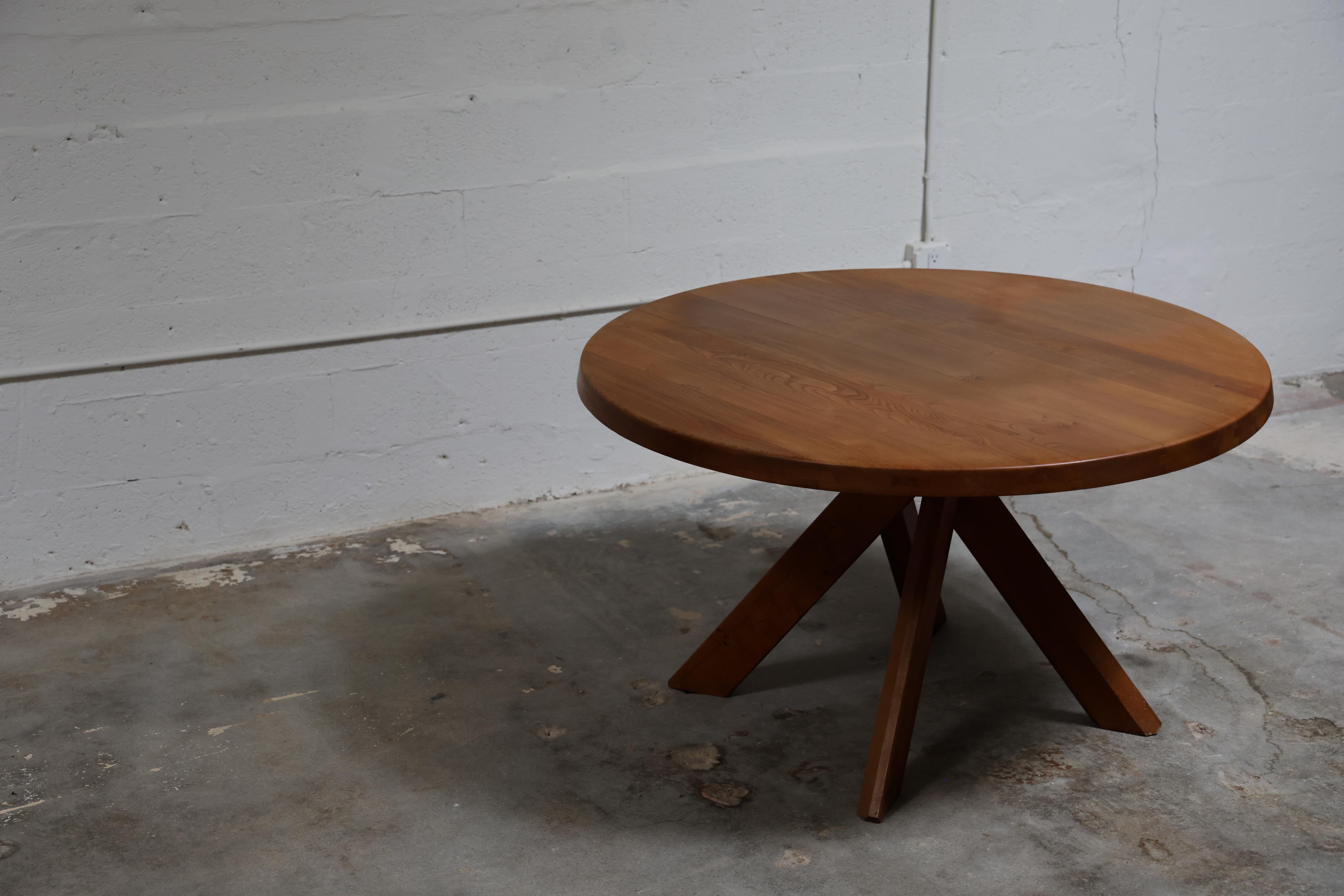 Français T21 Dining Table By Pierre Chapo en vente