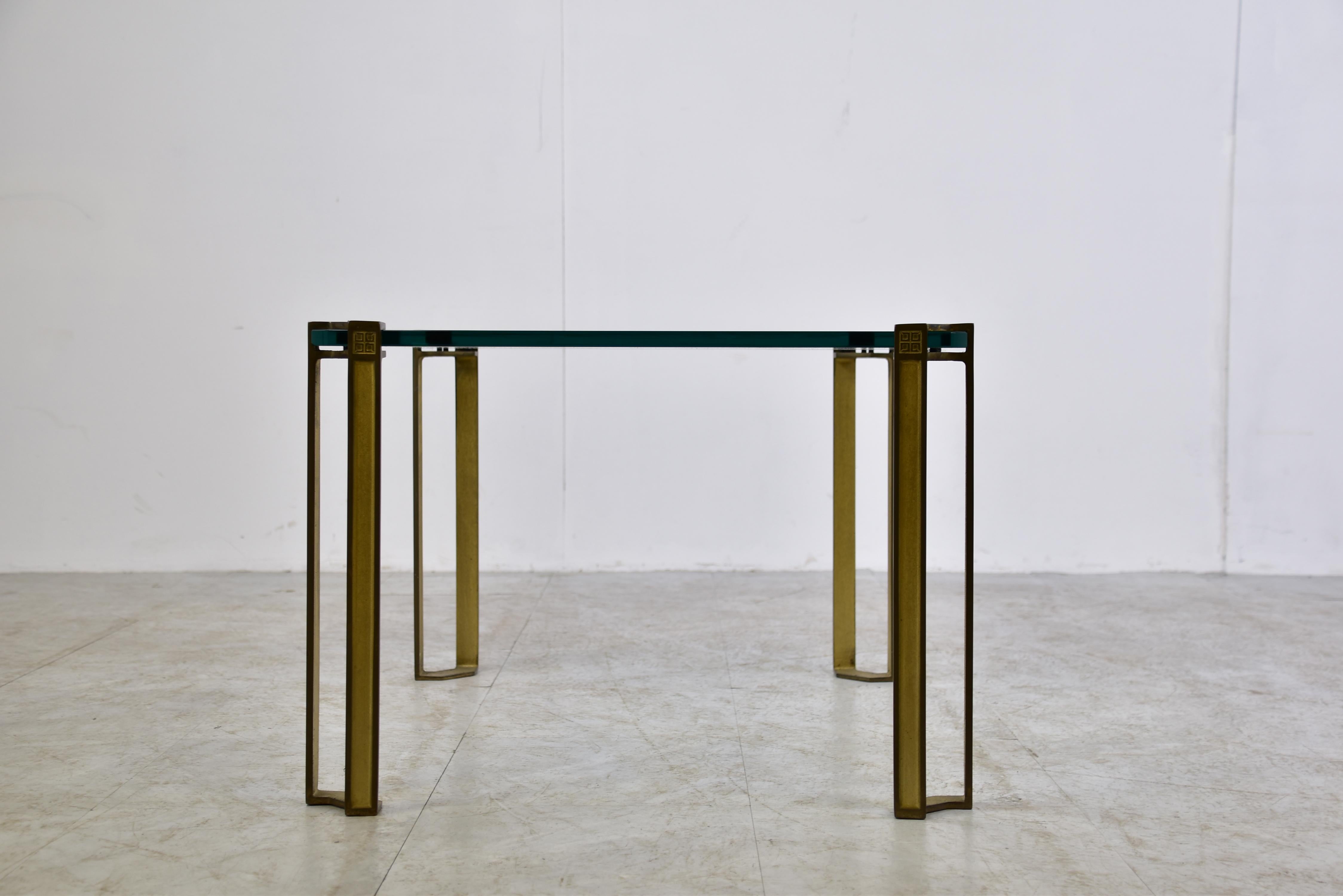 Bronze T24 Coffee Table by Peter Ghyczy, 1970s, Set of 2 For Sale