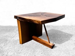 T2623 Round Coffee Table in European Walnut Wood by Jörg Pietschmann