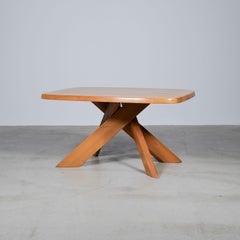 T35A Dining Table by Pierre Chapo, France, Circa 1970-80's