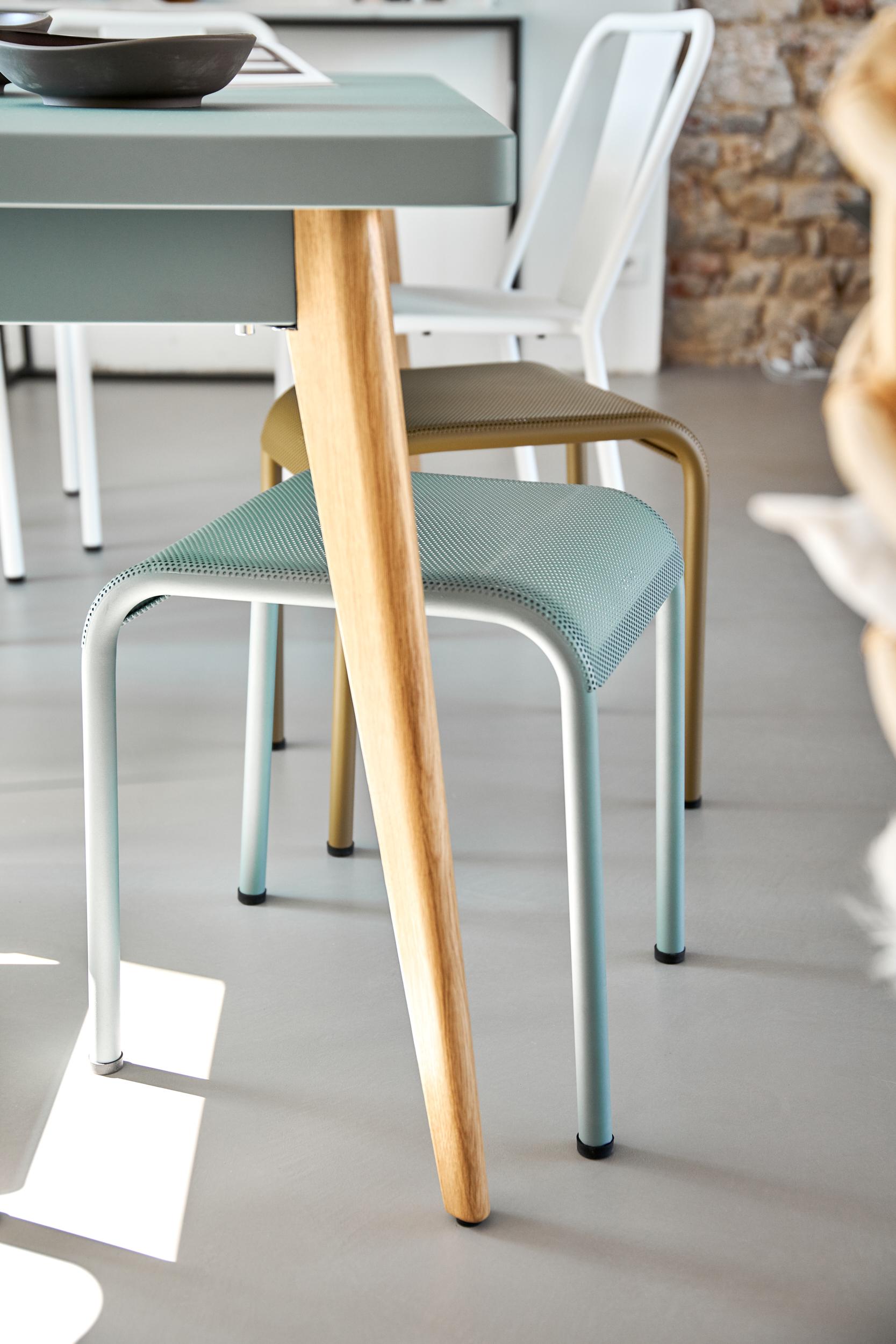 T37 Chair in Essential Colors by Xavier Pauchard and Tolix For Sale 3