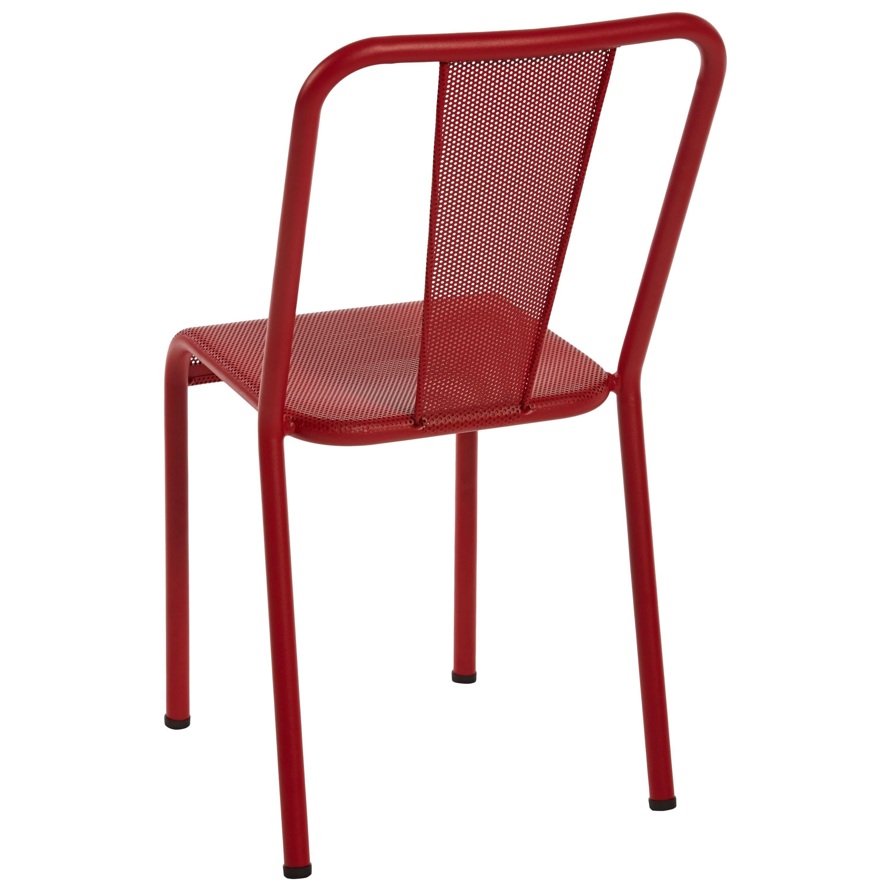 Customizable T37 Chair Perforated in Pop Colors by Xavier Pauchard and