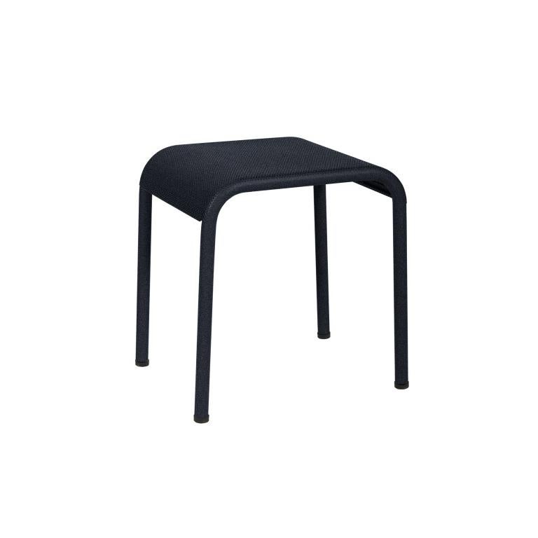 Modern T37 Perforated Stool Outdoor in Midnight Blue by Tolix, US For Sale