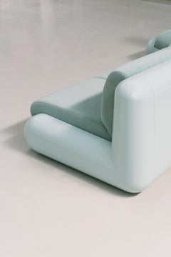 T4 Corner Sofa in Ice Blue
