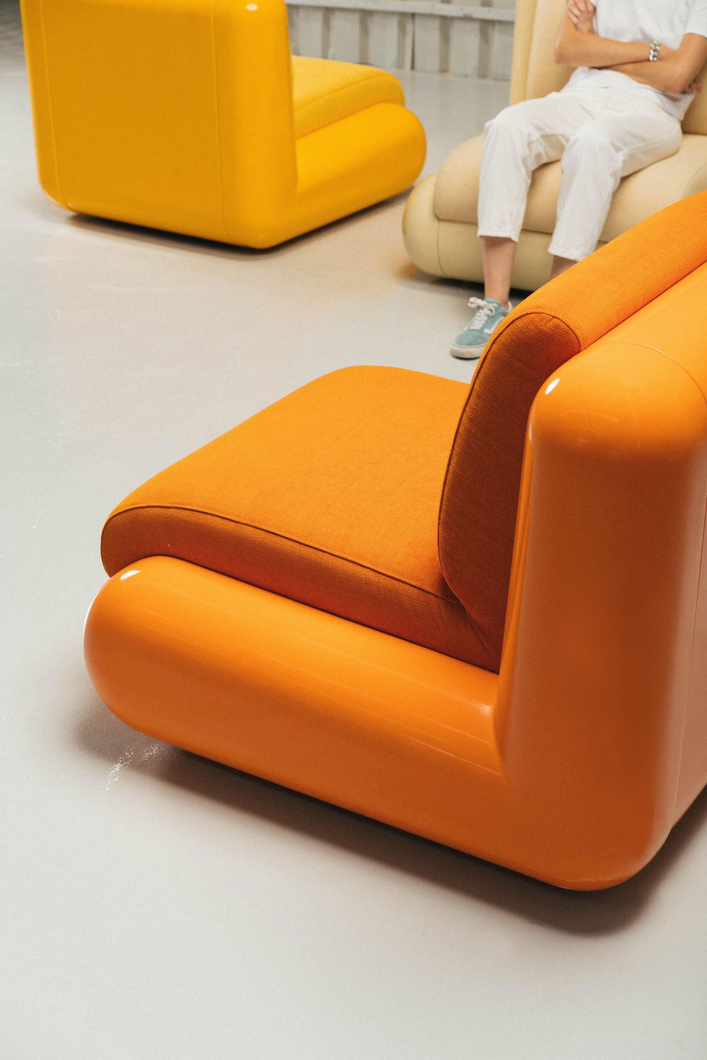 Turkish T4 Single Seat in Overground Orange For Sale