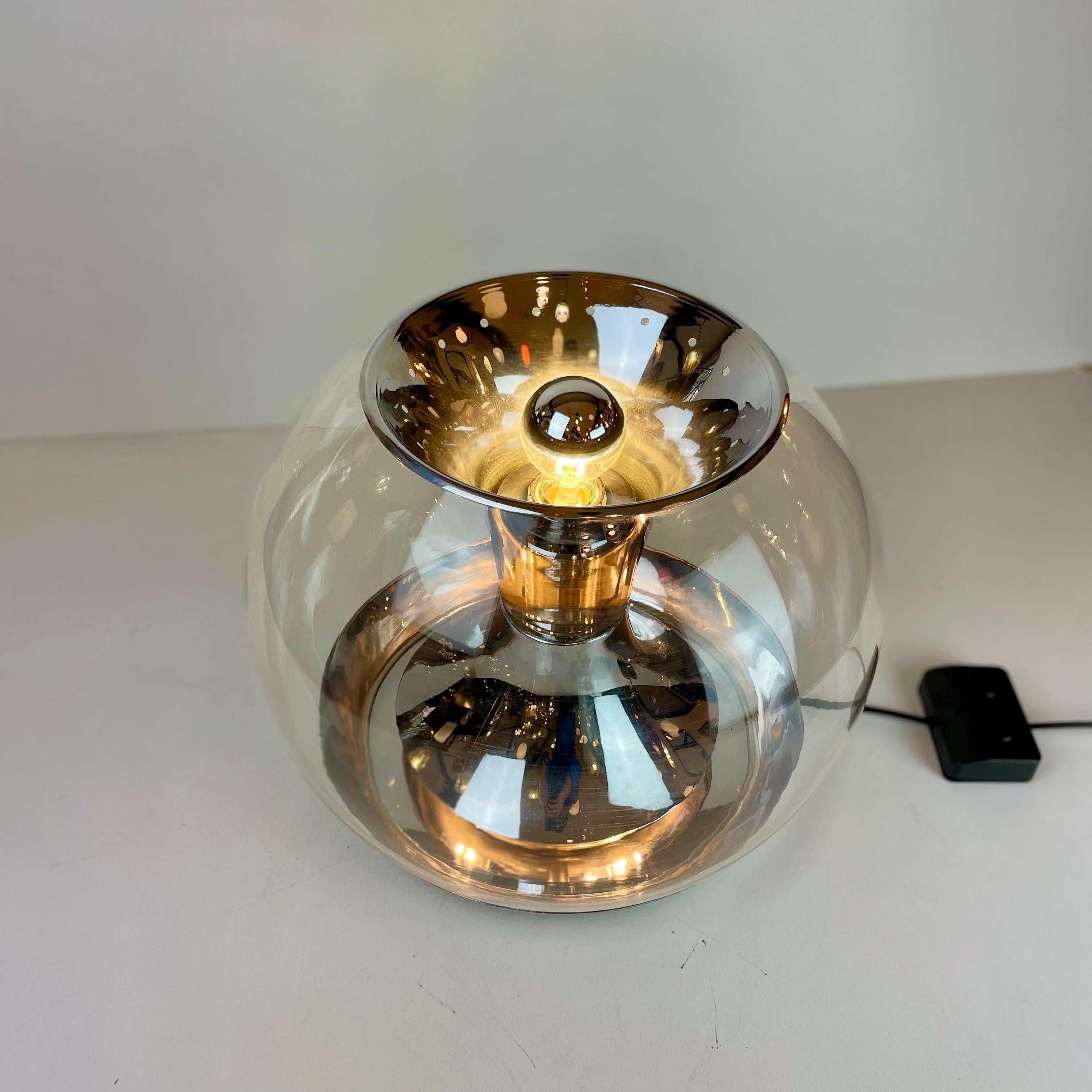 Italian T417, Table Lamp by Luci, 1970s For Sale